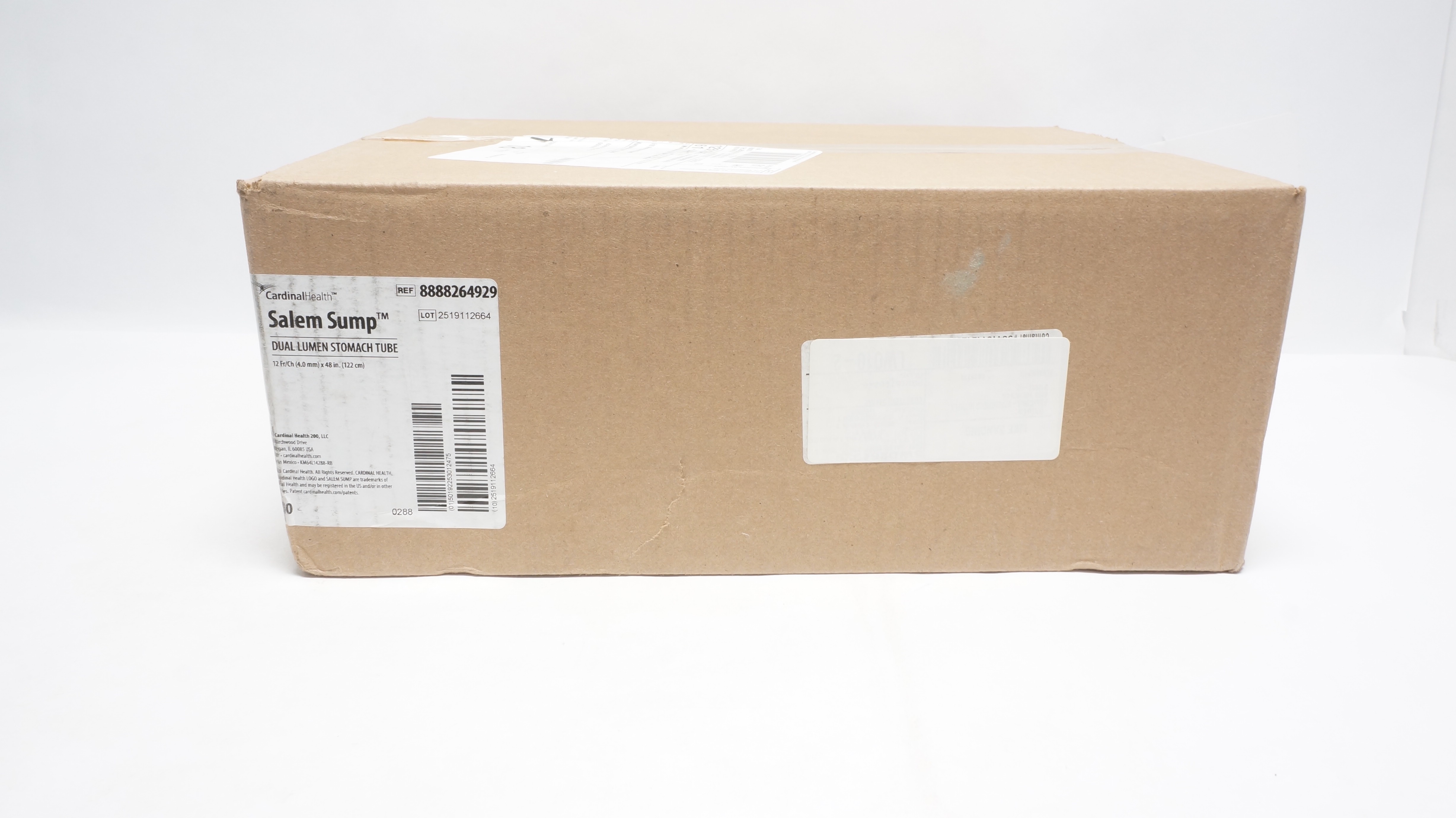 Cardinal Health 8888264929 Salem Sump Dual Lumen Stomach Tube - Box of 50
