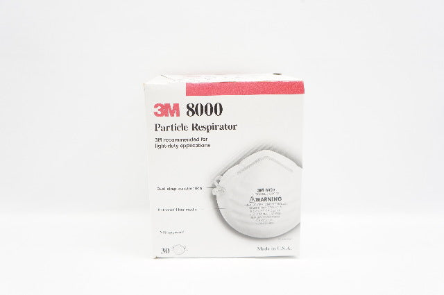3M 8000 Particle Respirator - Box of 30