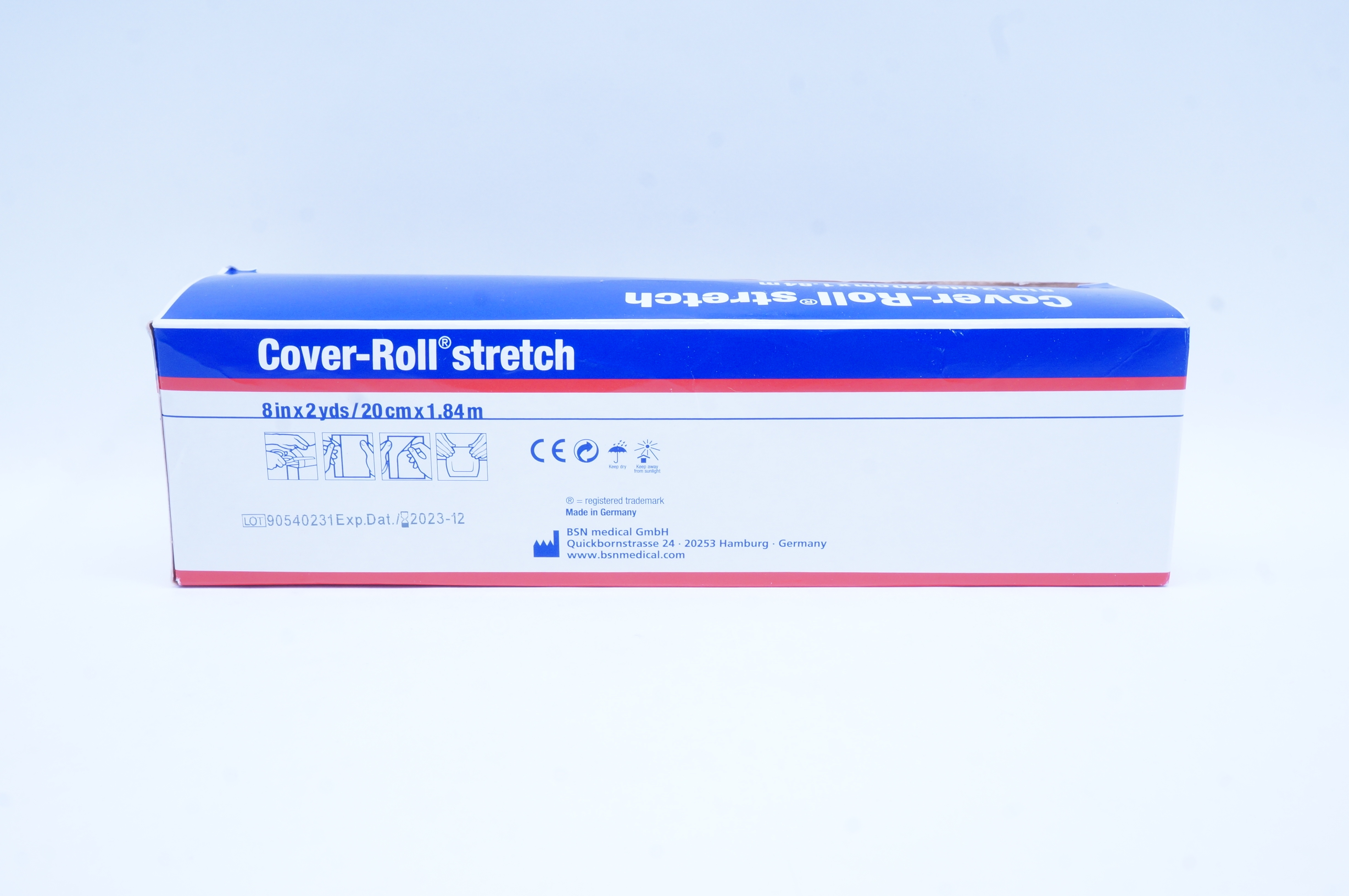 BSN 45550-00 Cover-Roll Stretch Non-Woven Adhesive Bandage 8 inch x 2 yds