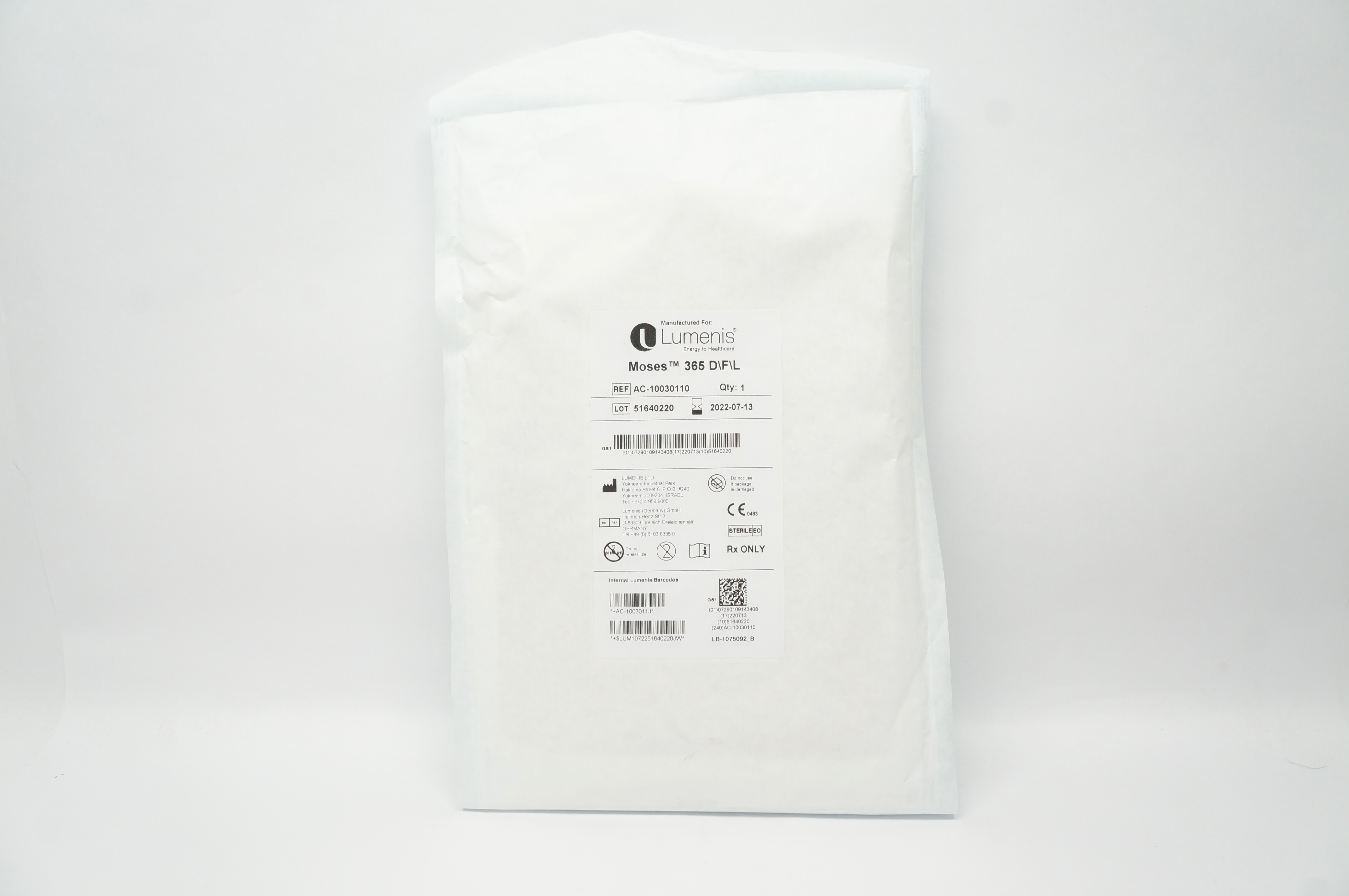 Lumenis AC-10030110 Opthalmic Moses 365 D/F/L (x)