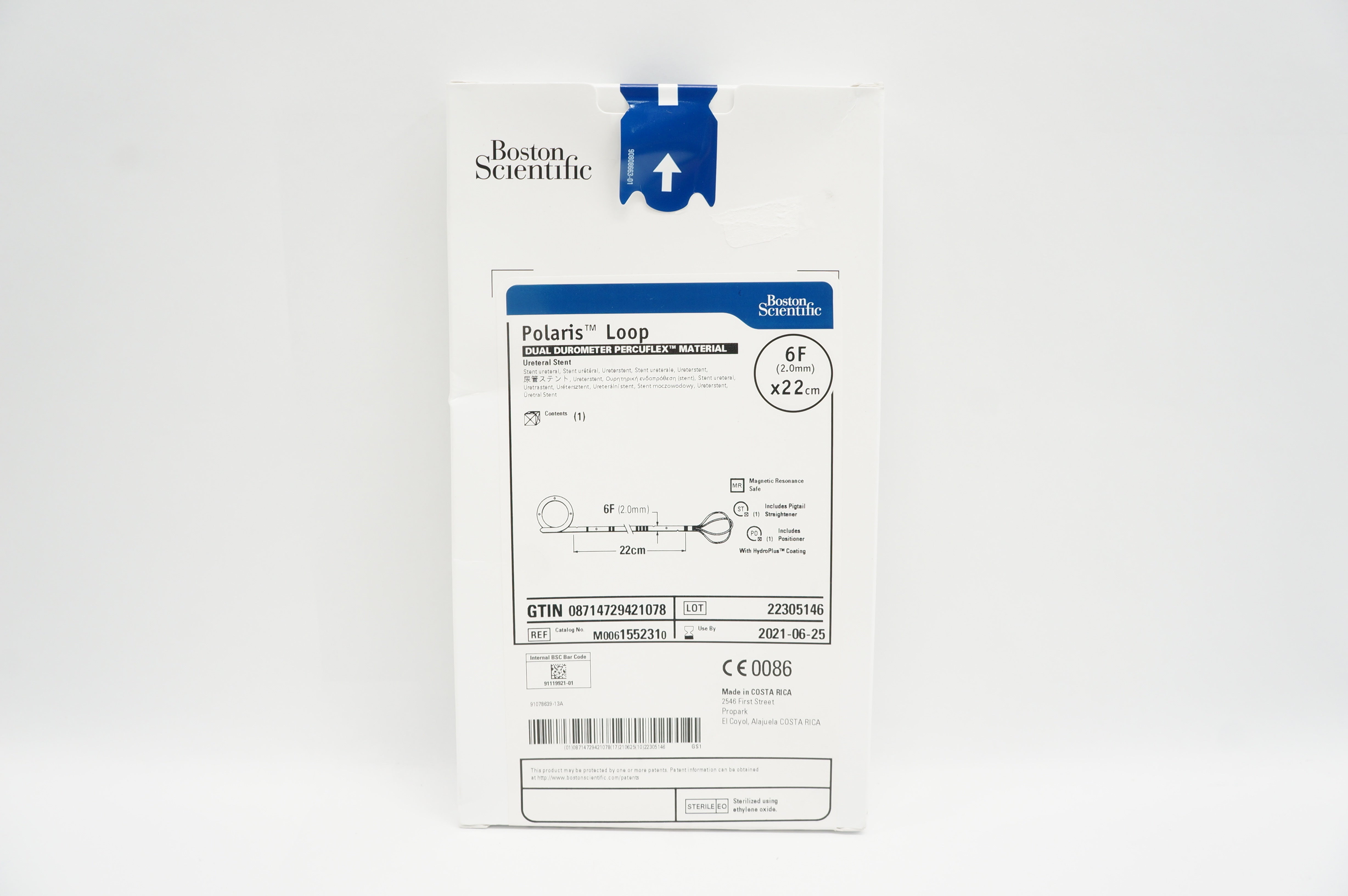 Boston Scientific 155231 Polaris Ureteral Stent 6F x 22cm (x)