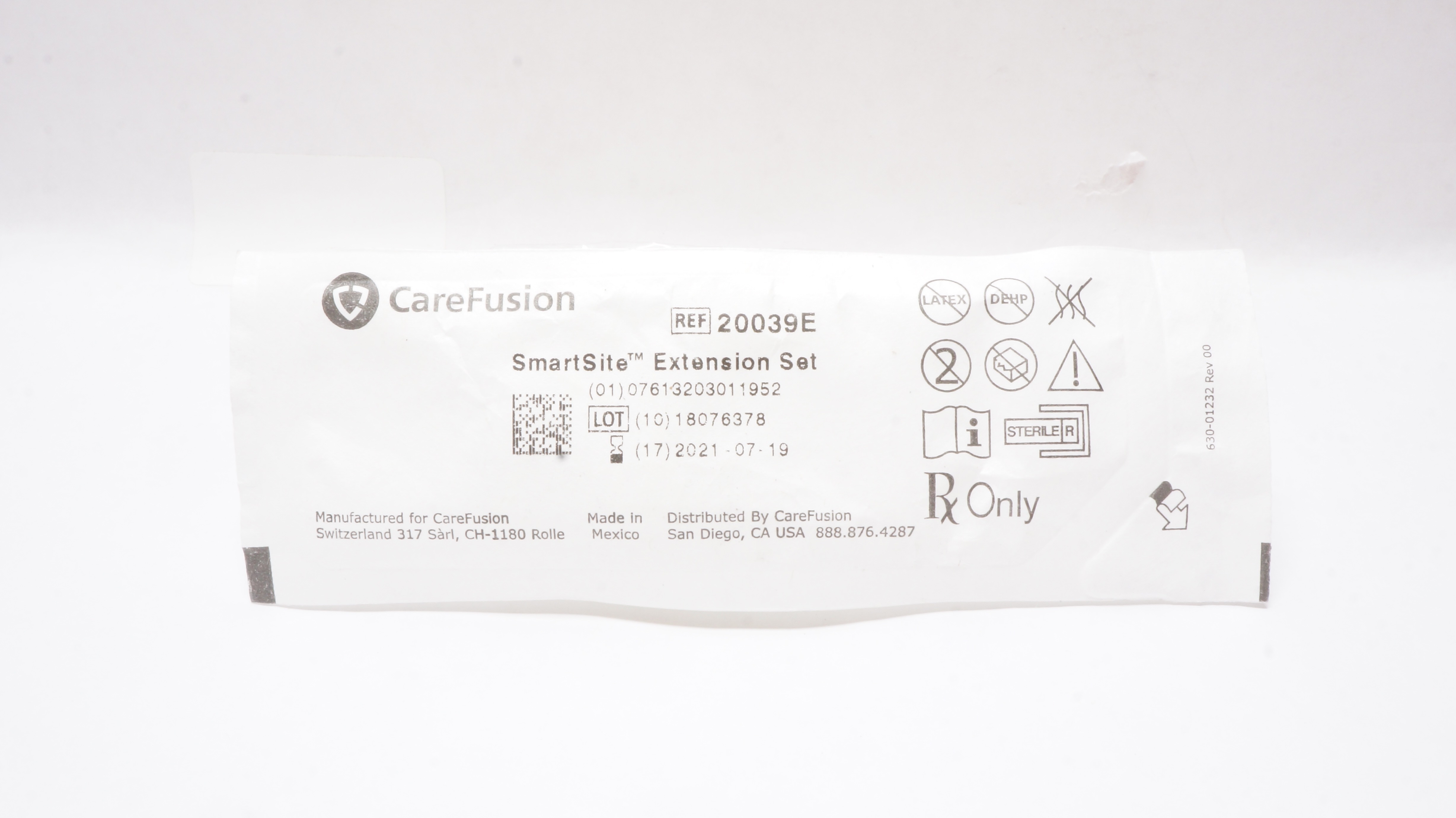 CareFusion 20039E Alaris Products Smart Extension Set (x)