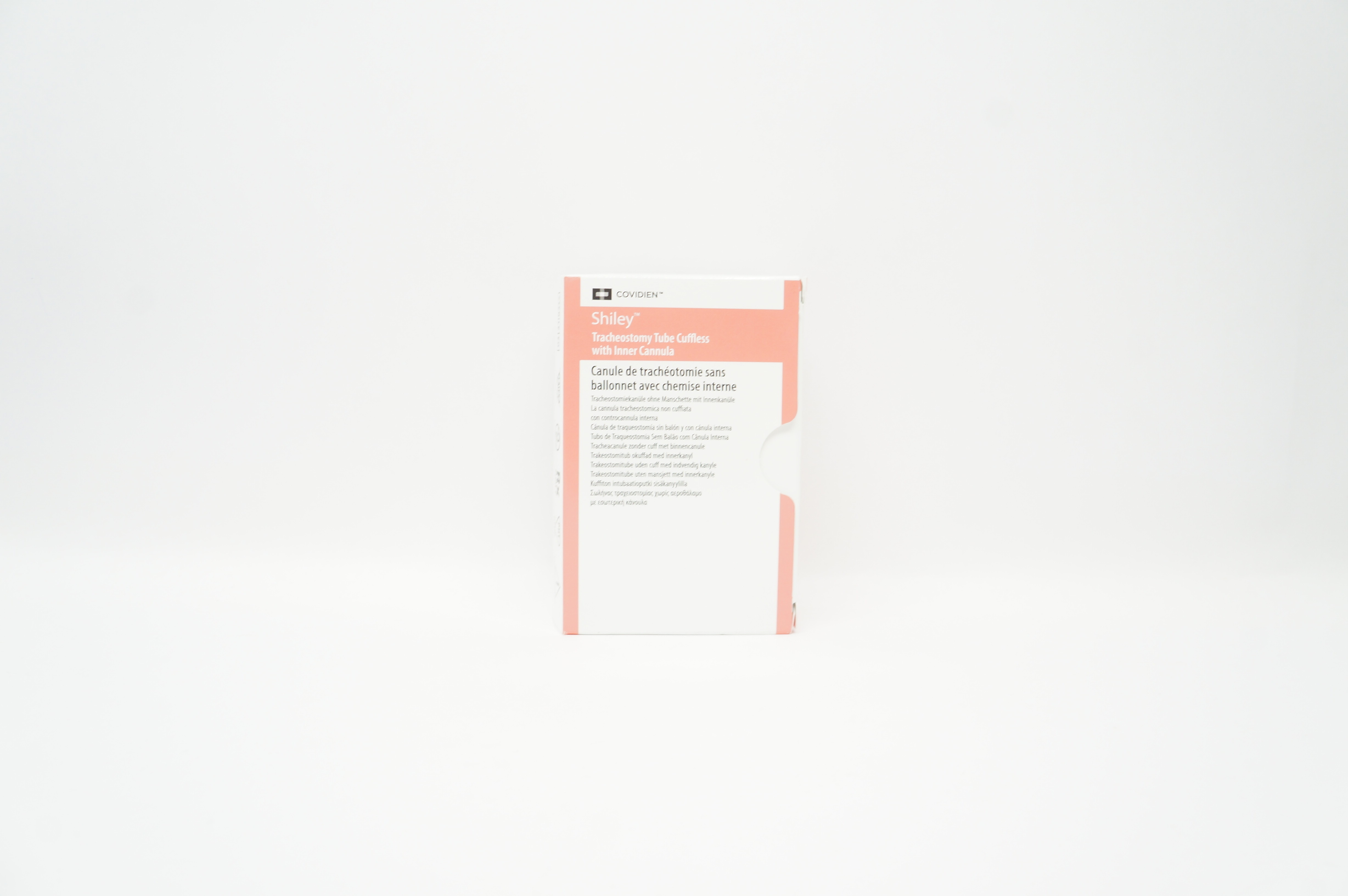 Covidien 6CFS Shiley Tracheostomy Tube Cuffless 6.4mm ID x 10.8mm OD x 76mm