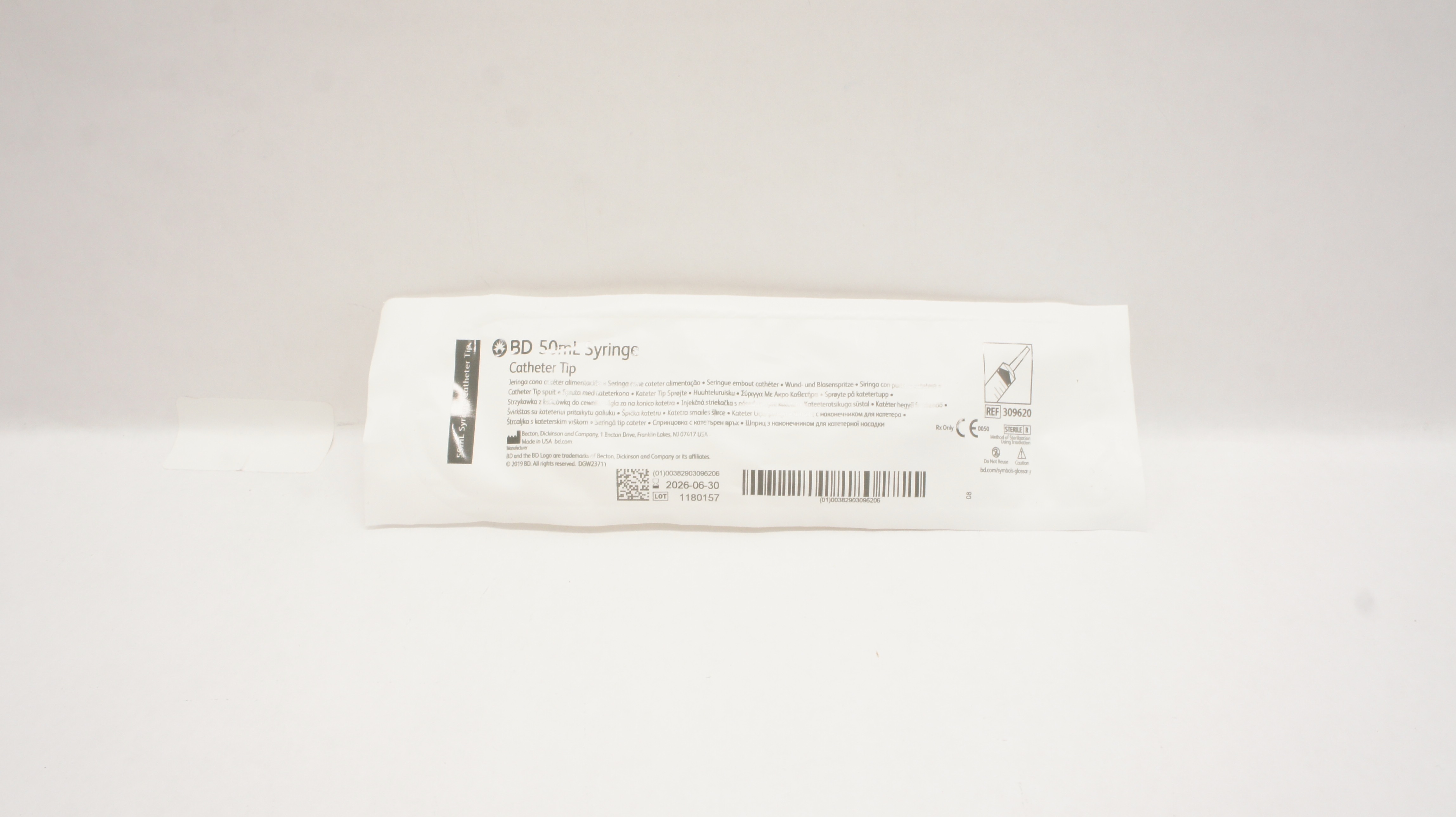 BD 309620 50ml Syringe Catheter Tip