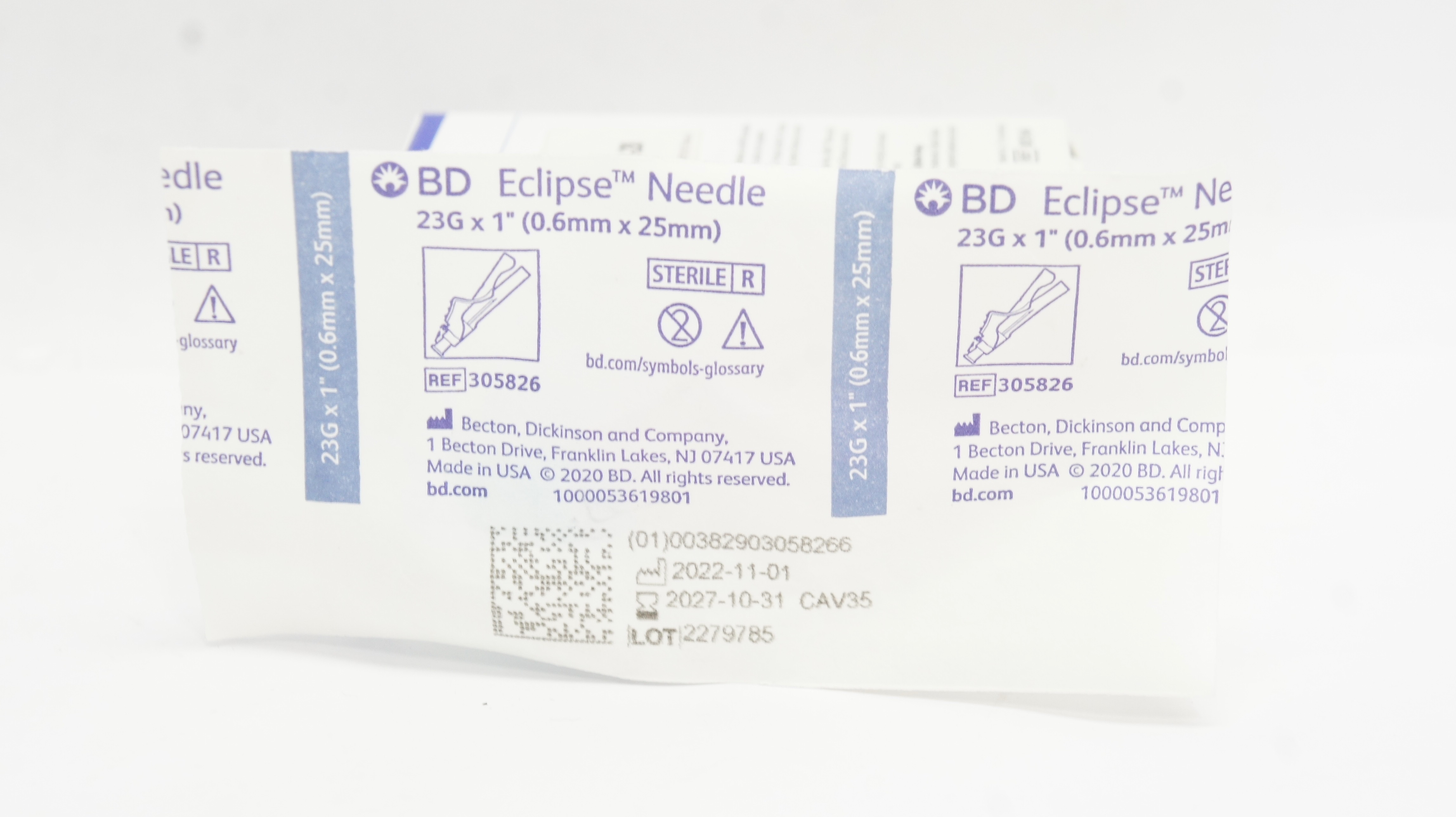 BD 305826 Eclipse Ndle 23G x 1inch