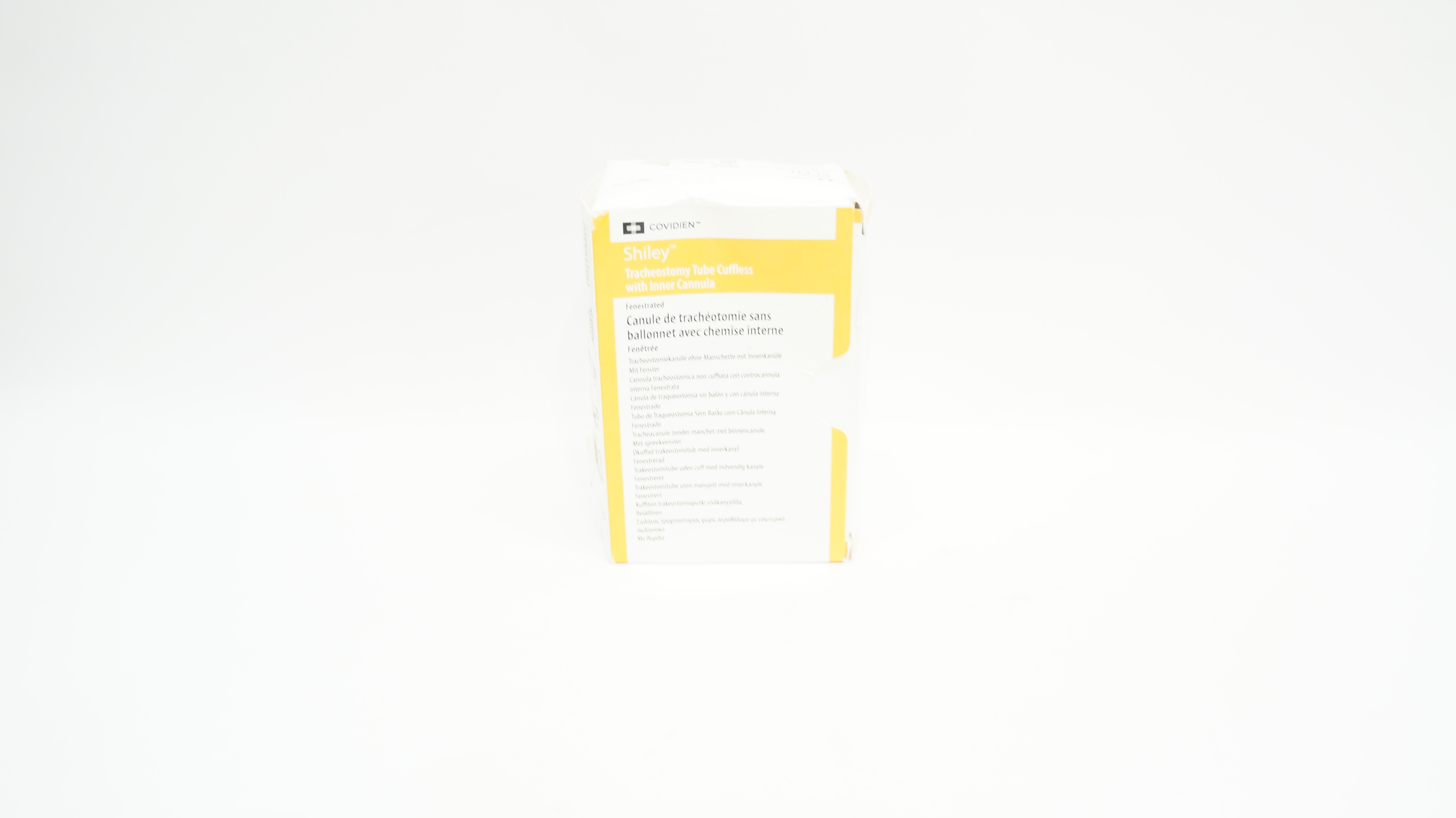 Covidien 6CFN Shiley Tracheostomy Tube Cuffless W/Cannula 6.4ID x 10.8OD x 76mm