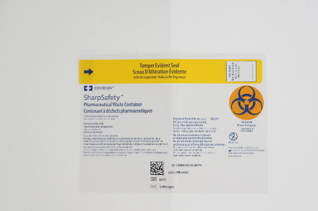 Covidien 8870 SharpSafety Pharmaceutical Waste Container