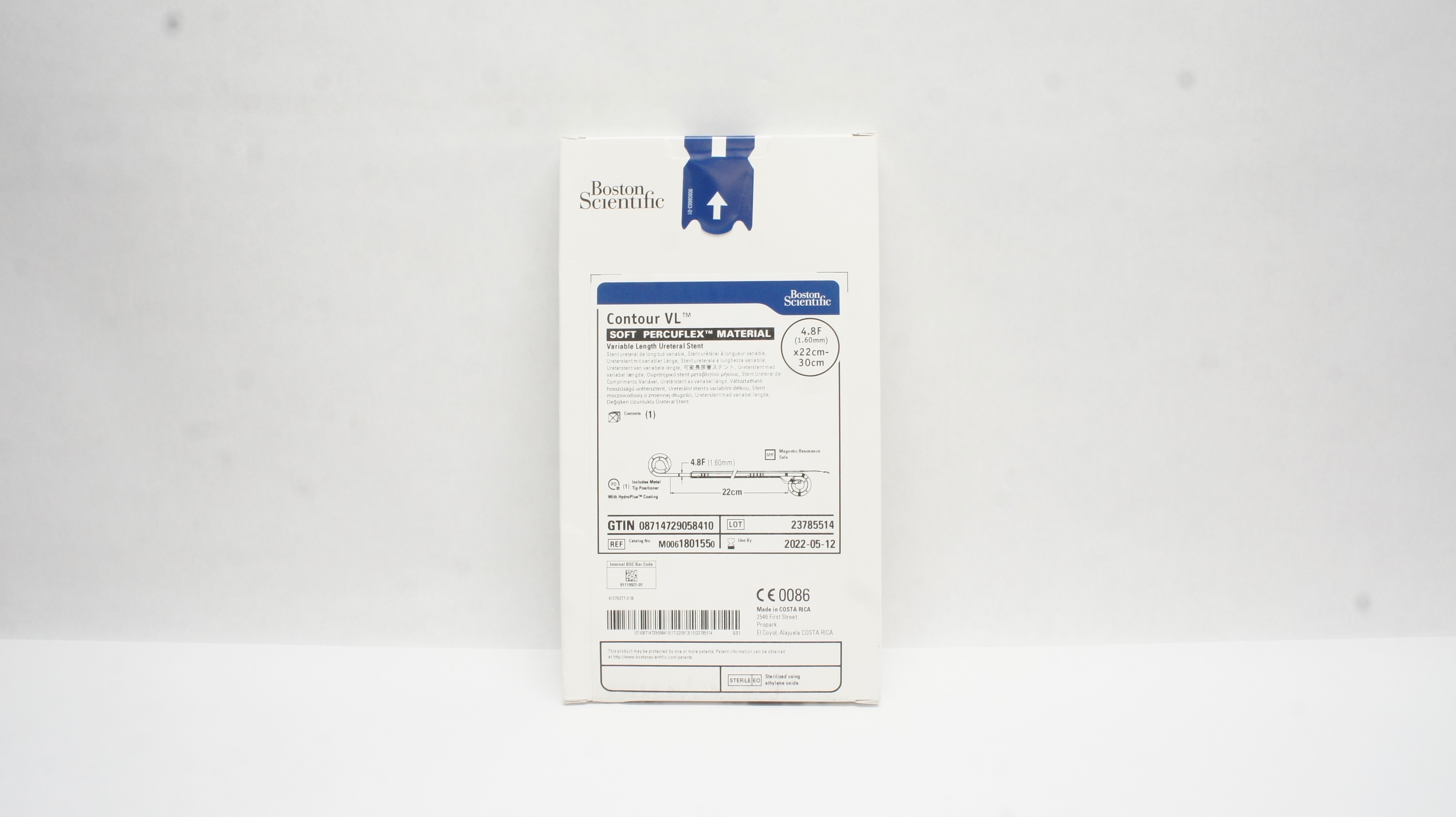 Boston Scientific M0061801550 Contour VL Ureteral Stnt 4.8F x 22cm-30cm (x)