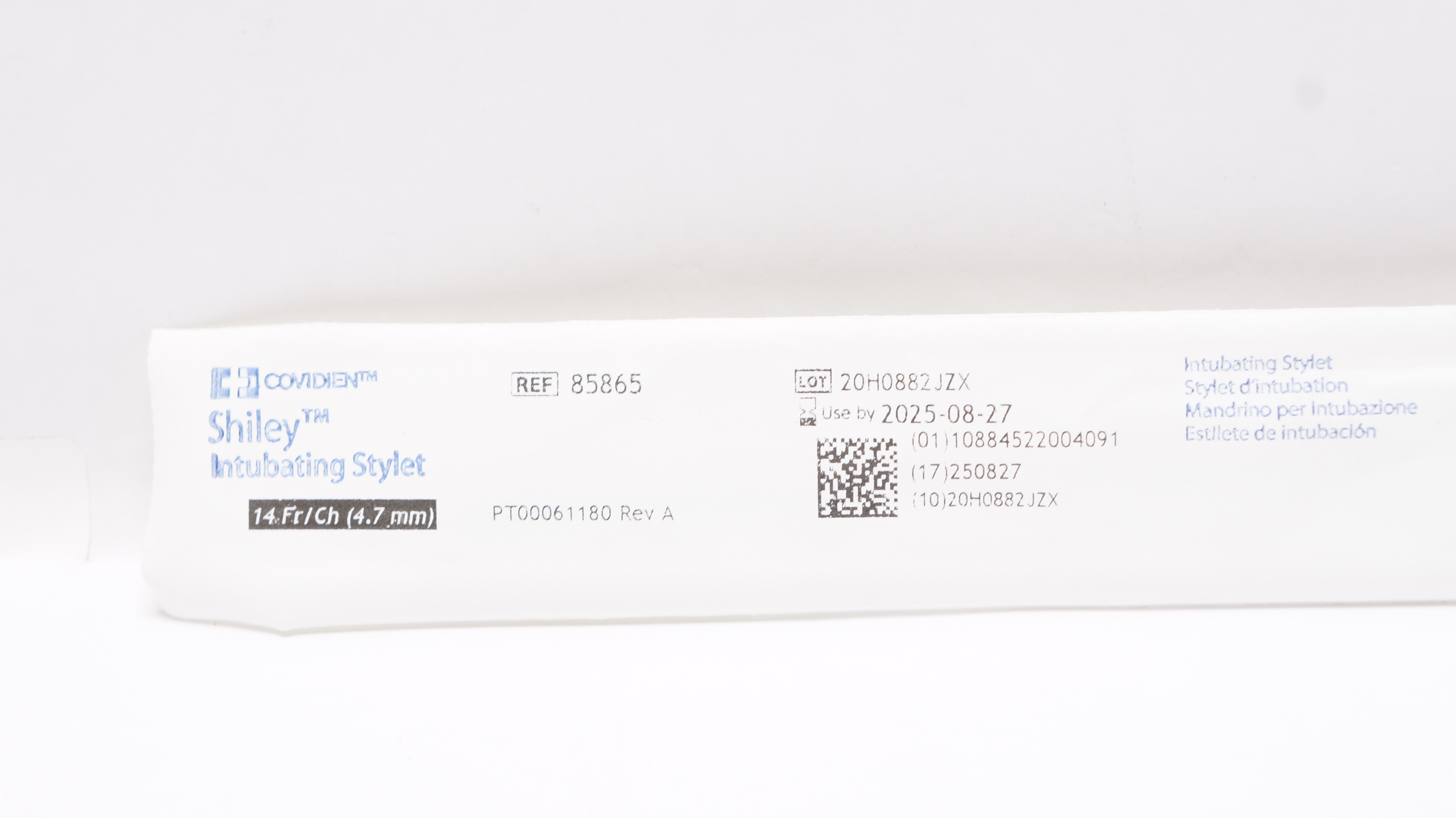 Covidien 85865 Shiley Intubating Stylet 14Fr/Ch