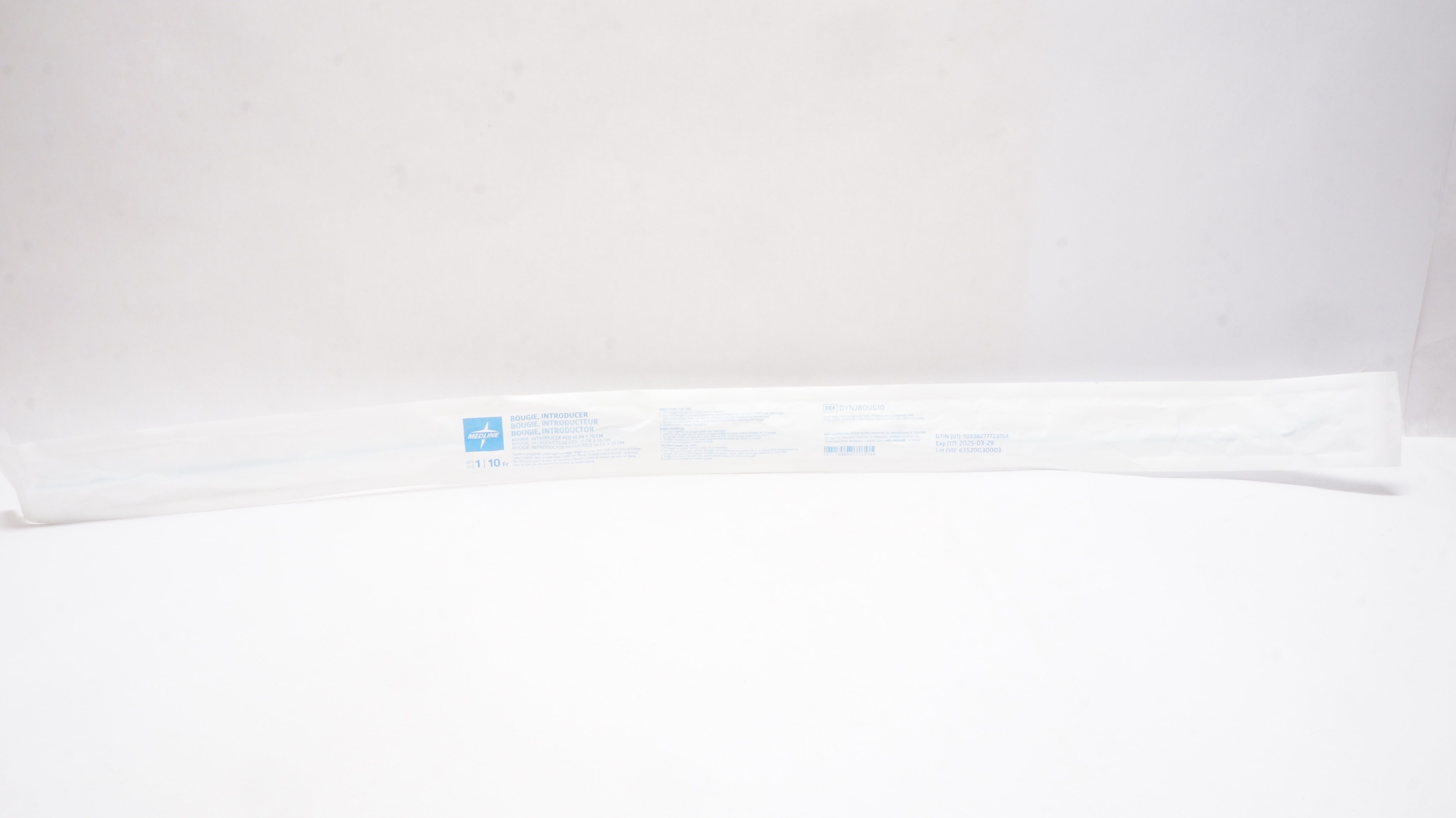 Medline DYNJBOUG10 Bougie, Introducer 10Fr.