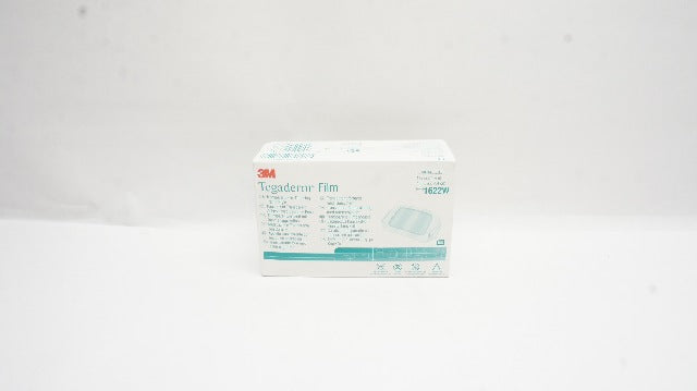 3M 1622W Tegaderm Transparent Film Dressing Frame Style 1-3/4inx1-3/4in-Box of100
