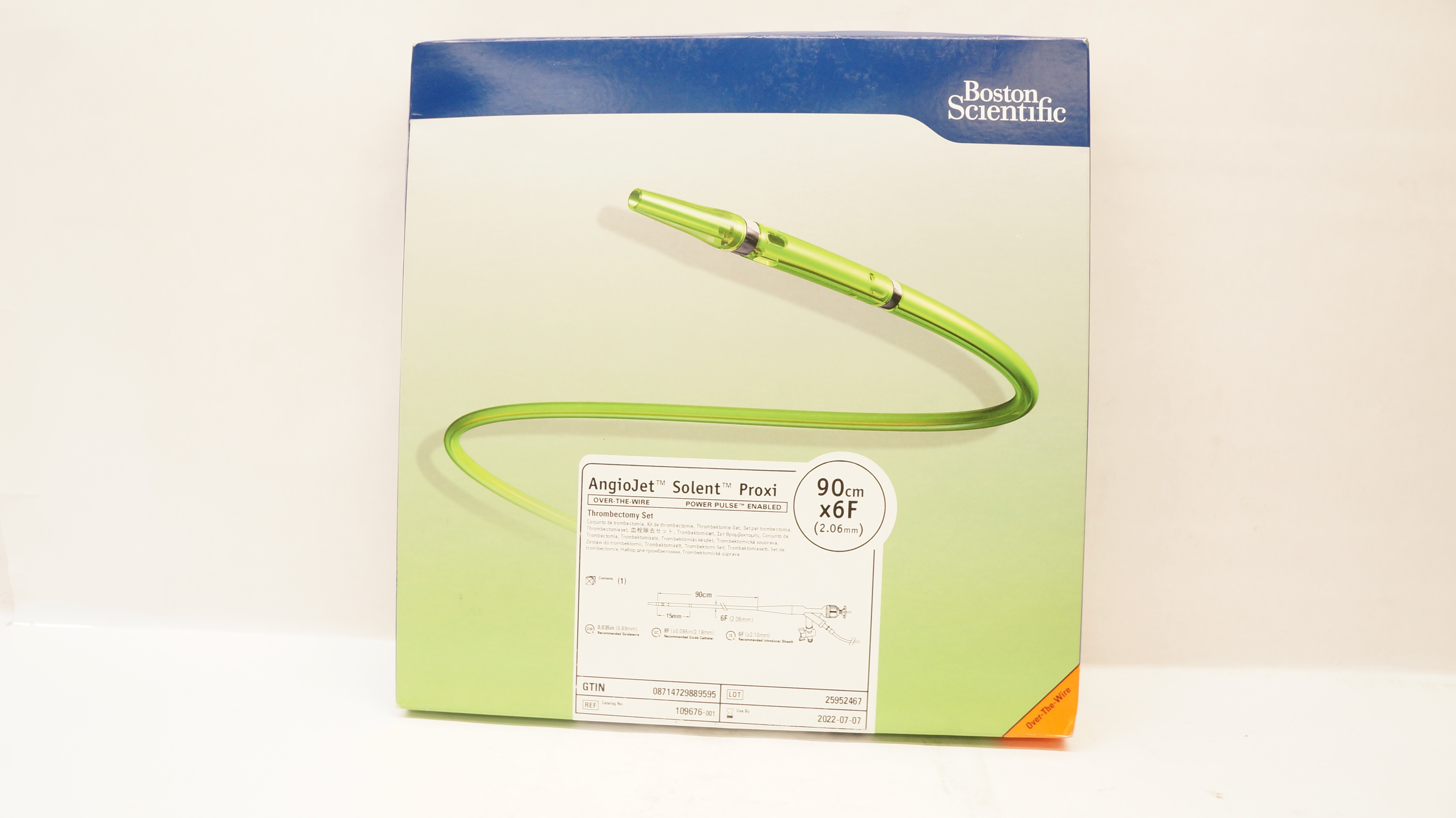 Boston Scientific 109676-001 AngioJet Solent Proxi Thrombectomy Set 90cm x 6F(x)