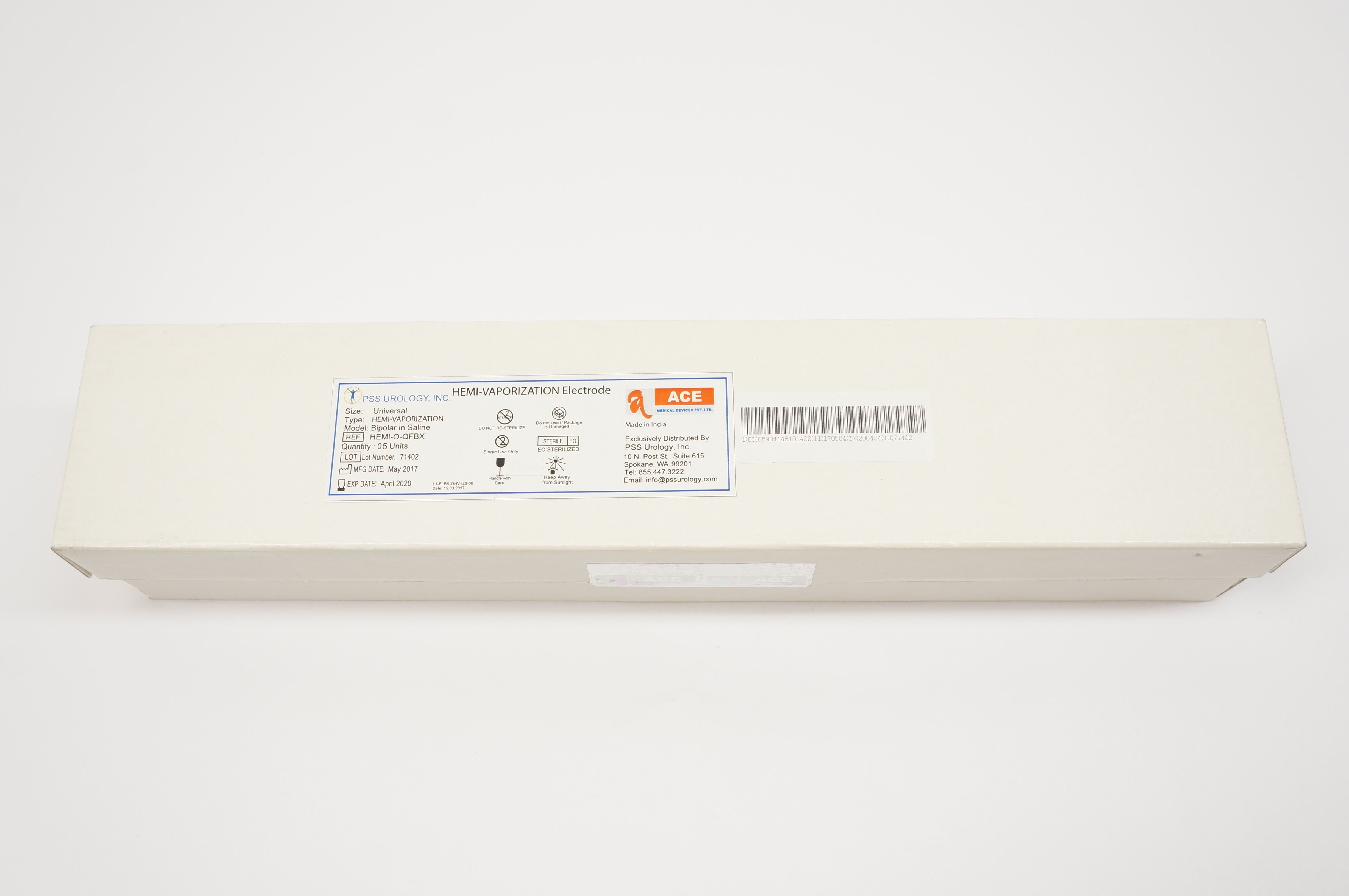 PSS Urology HEMI-O-QFBX Hemi-Vaporization Electrode, Universal (x)