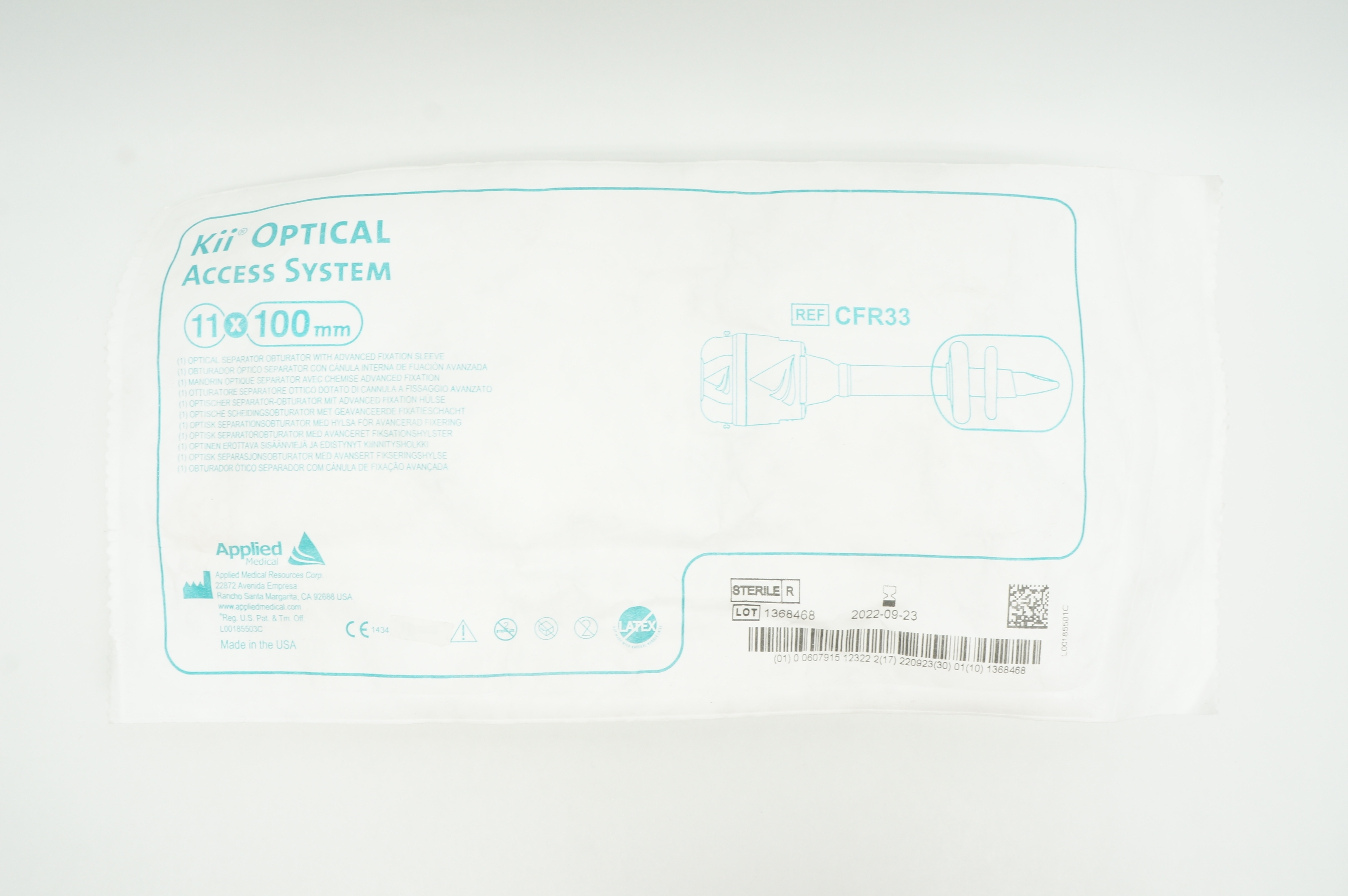 Applied Medical CFR33 Kii Optical Access System 11 x 100mm
