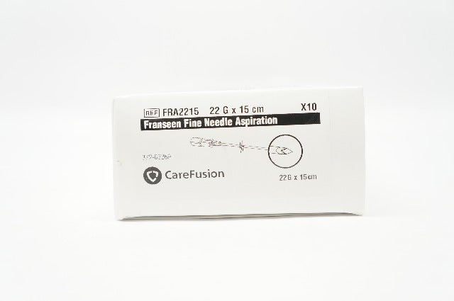 CareFusion FRA2215 Franseen Fine Soft Tissue AspirationNdle 22Gx15cm - Box of 10