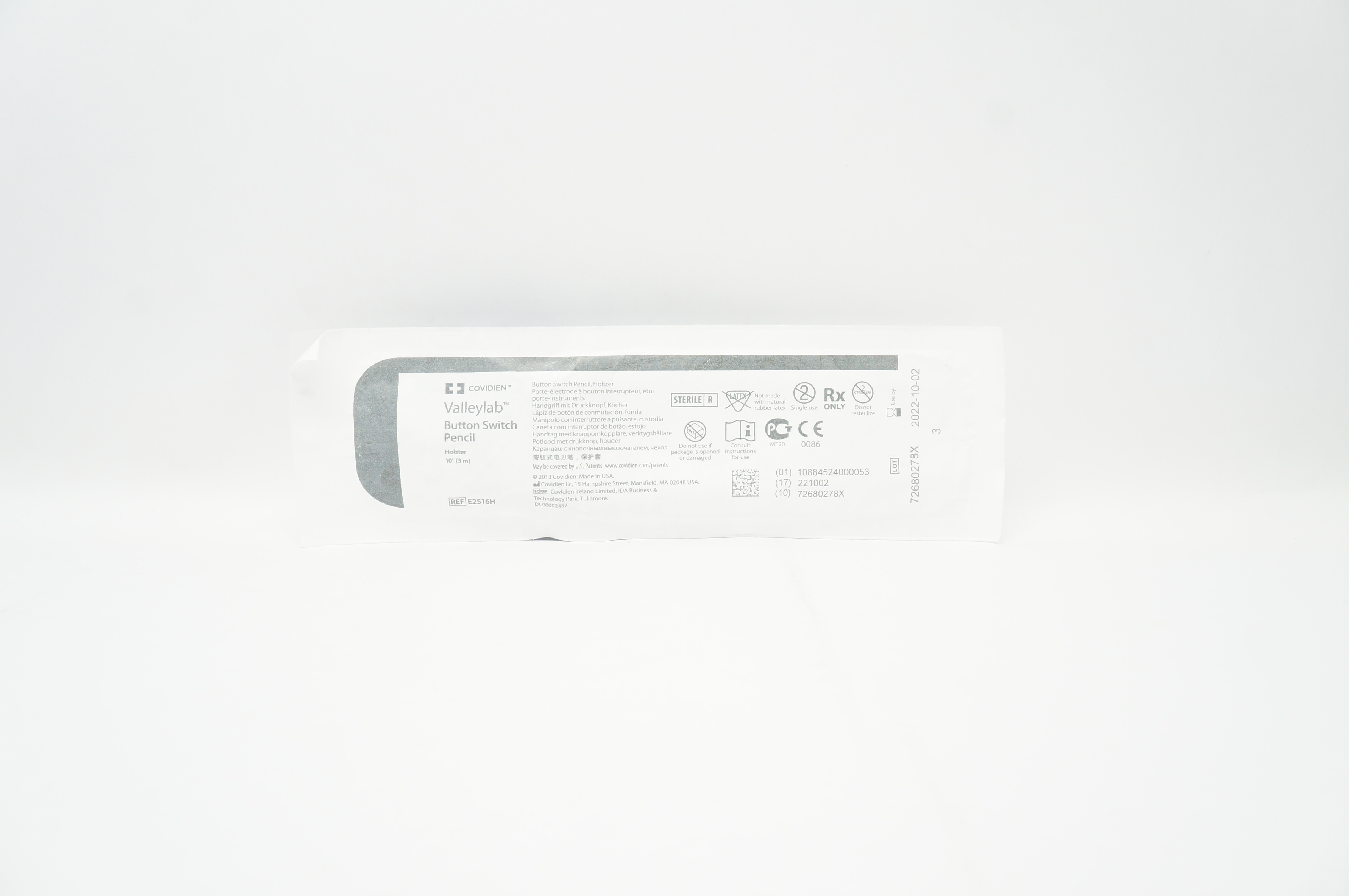 Covidien E2516H Valleylab Button Switch Pencil Holster 10F