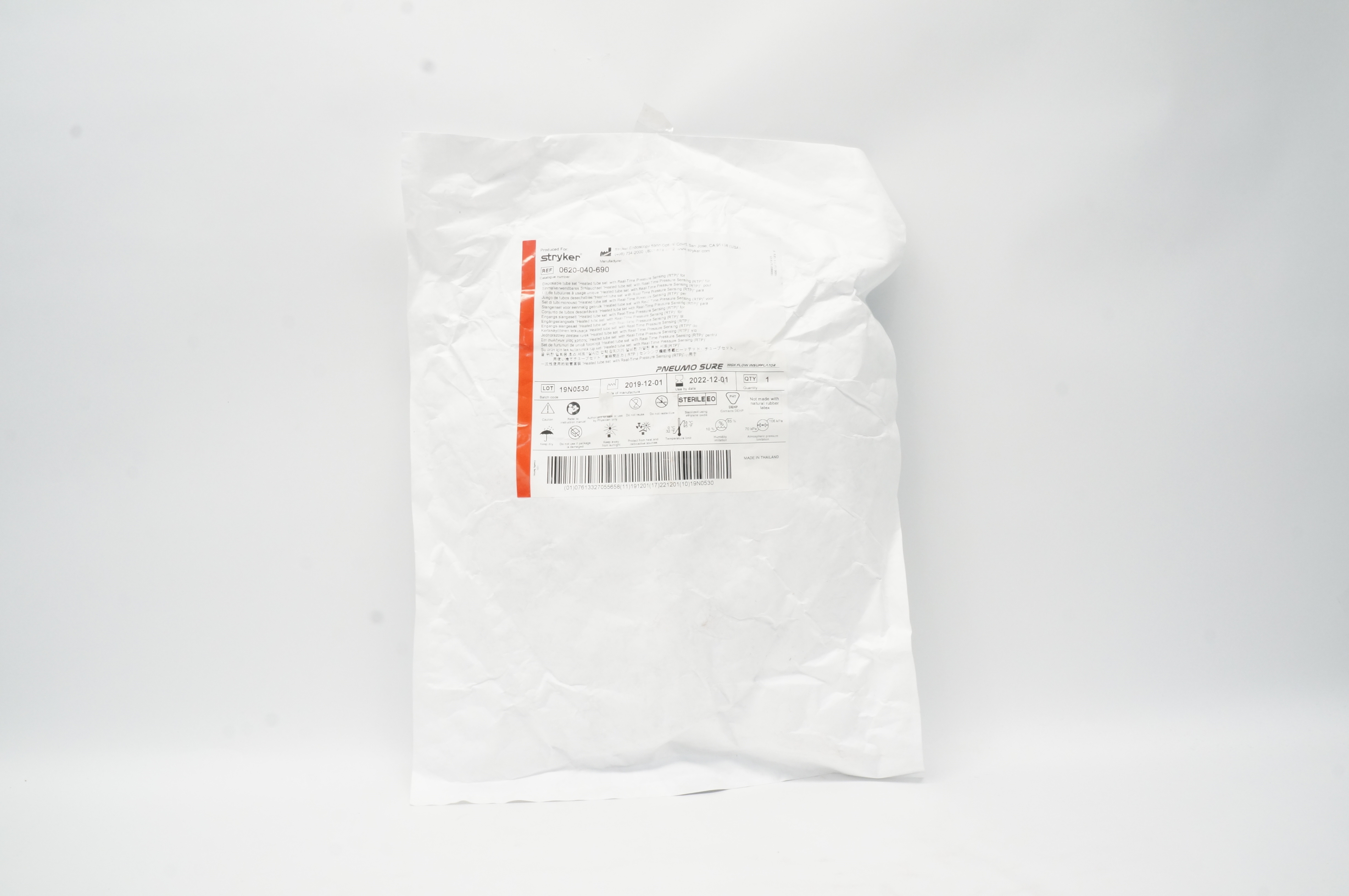 Stryker 0620-040-690 Pneumo Sure Disposable Tube Set