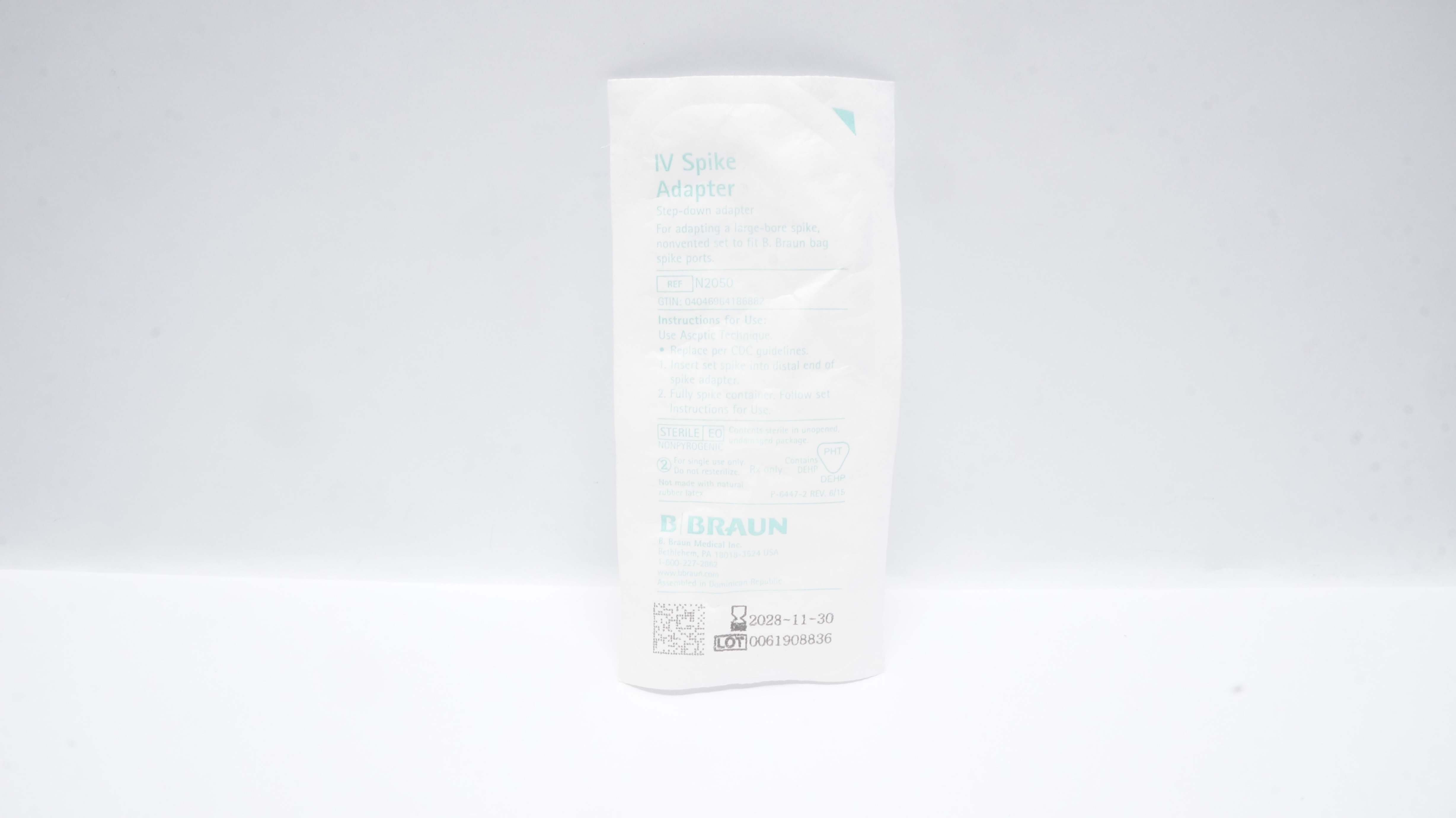 Braun N2050 IV Spike Adapter