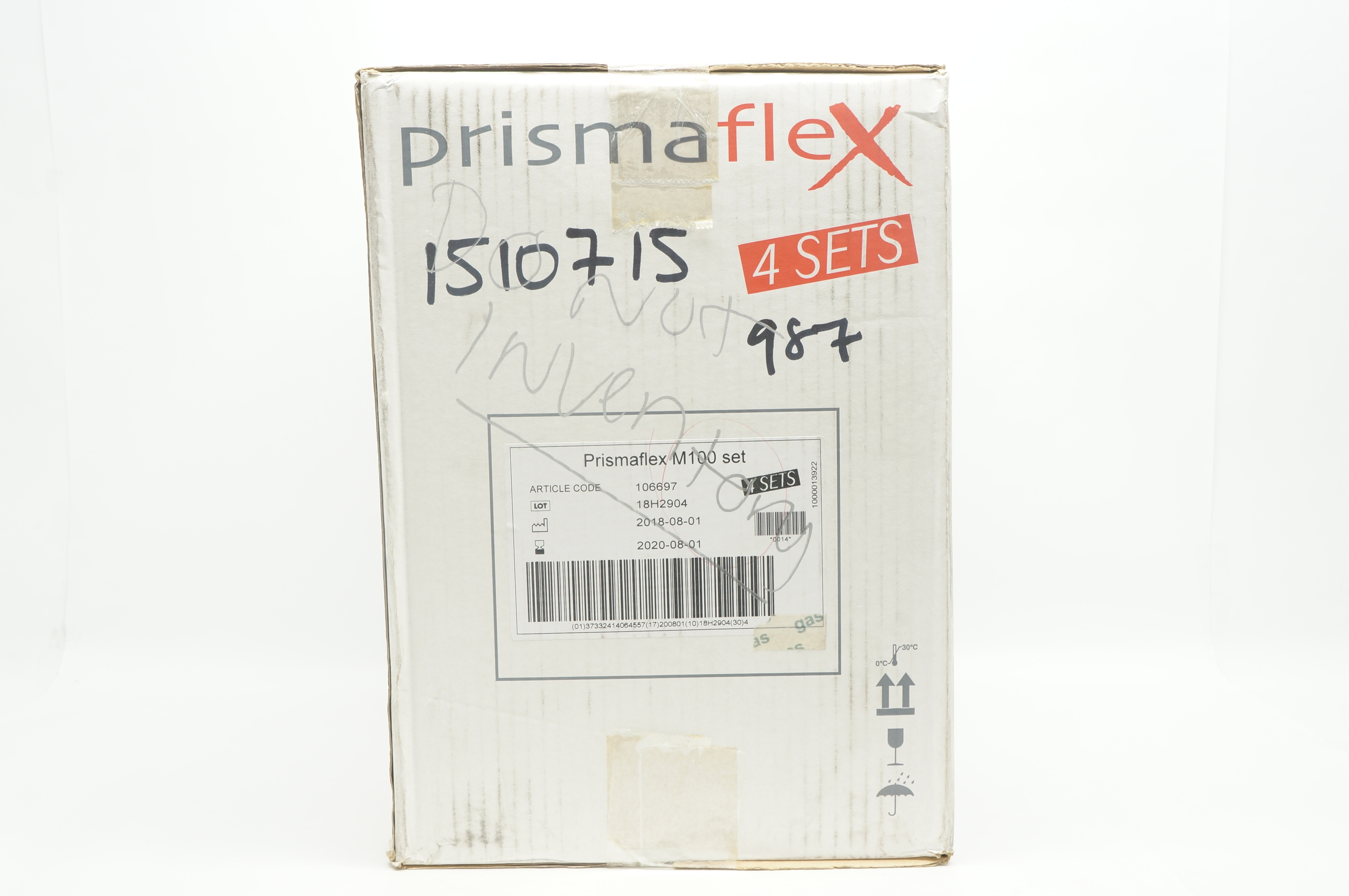 Gambro Industries 106697 Prismaflex M100 Set Extra Corporeal Circuit(x)-Box of 4