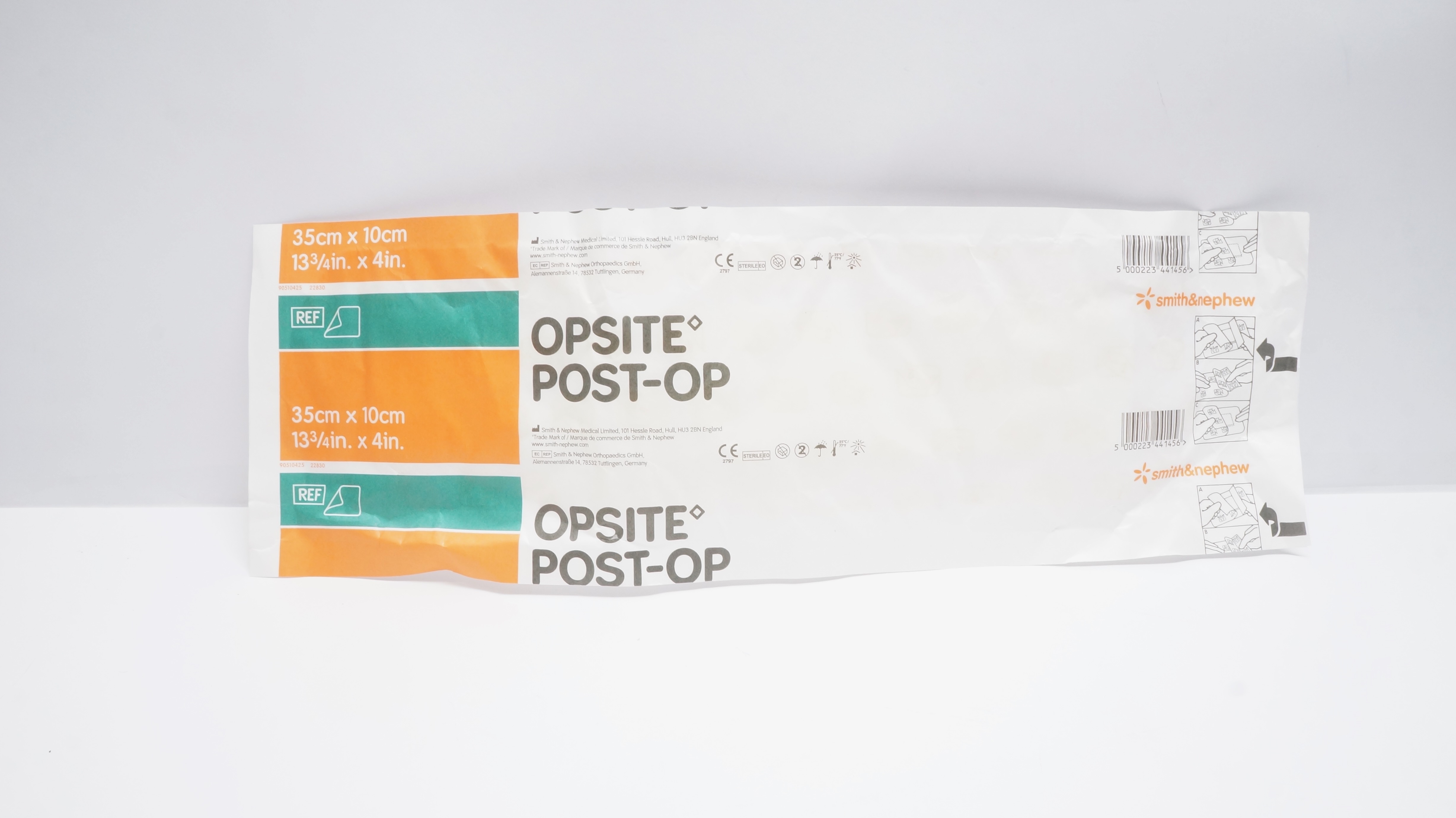 Smith&Nephew 66000716 Opsite Post-Op Waterproof Dressing 13-3/4 inch x 4 inch