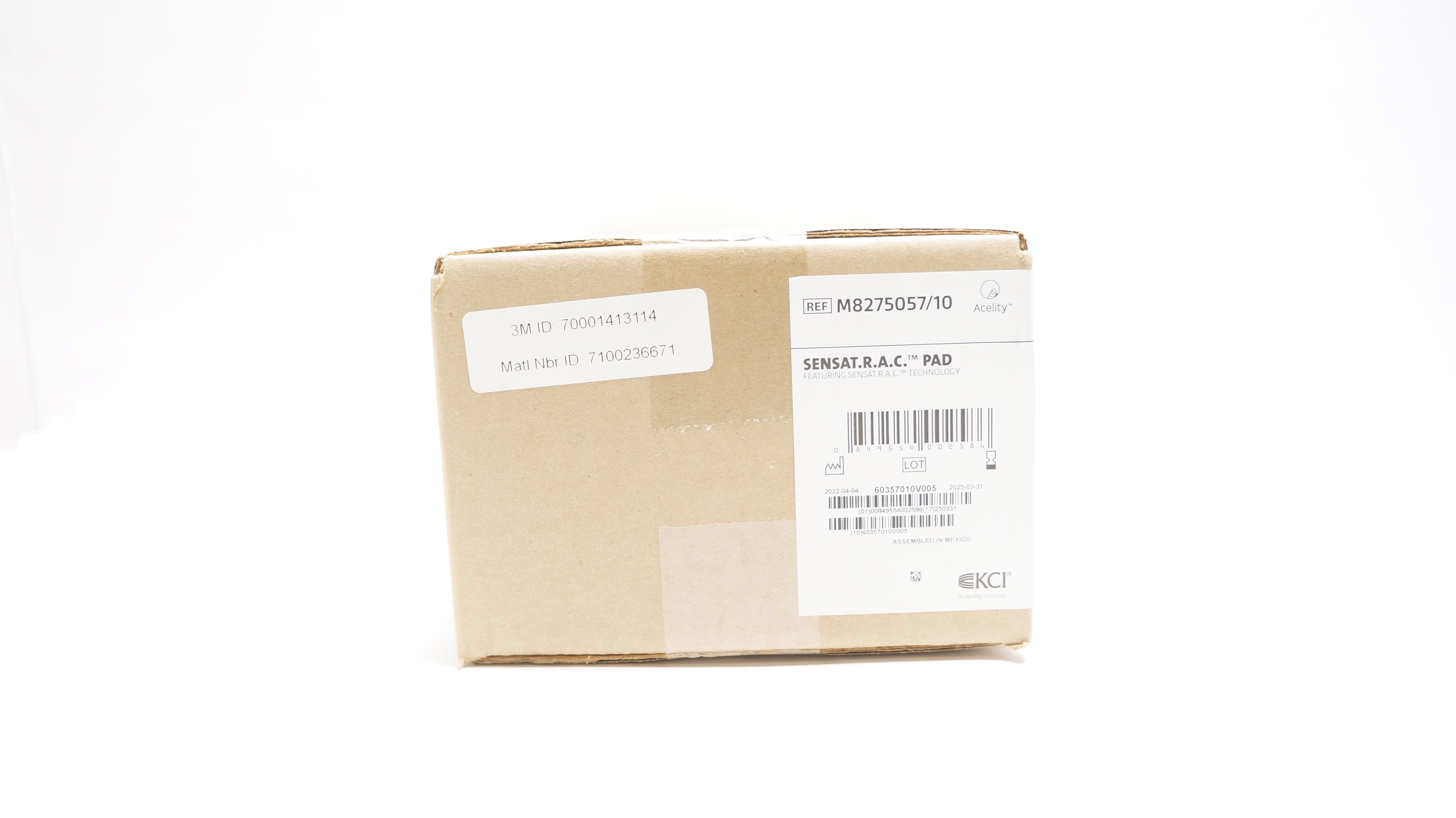 KCI M8275057/10 SensaT.R.A.C. Pad - Box of 10