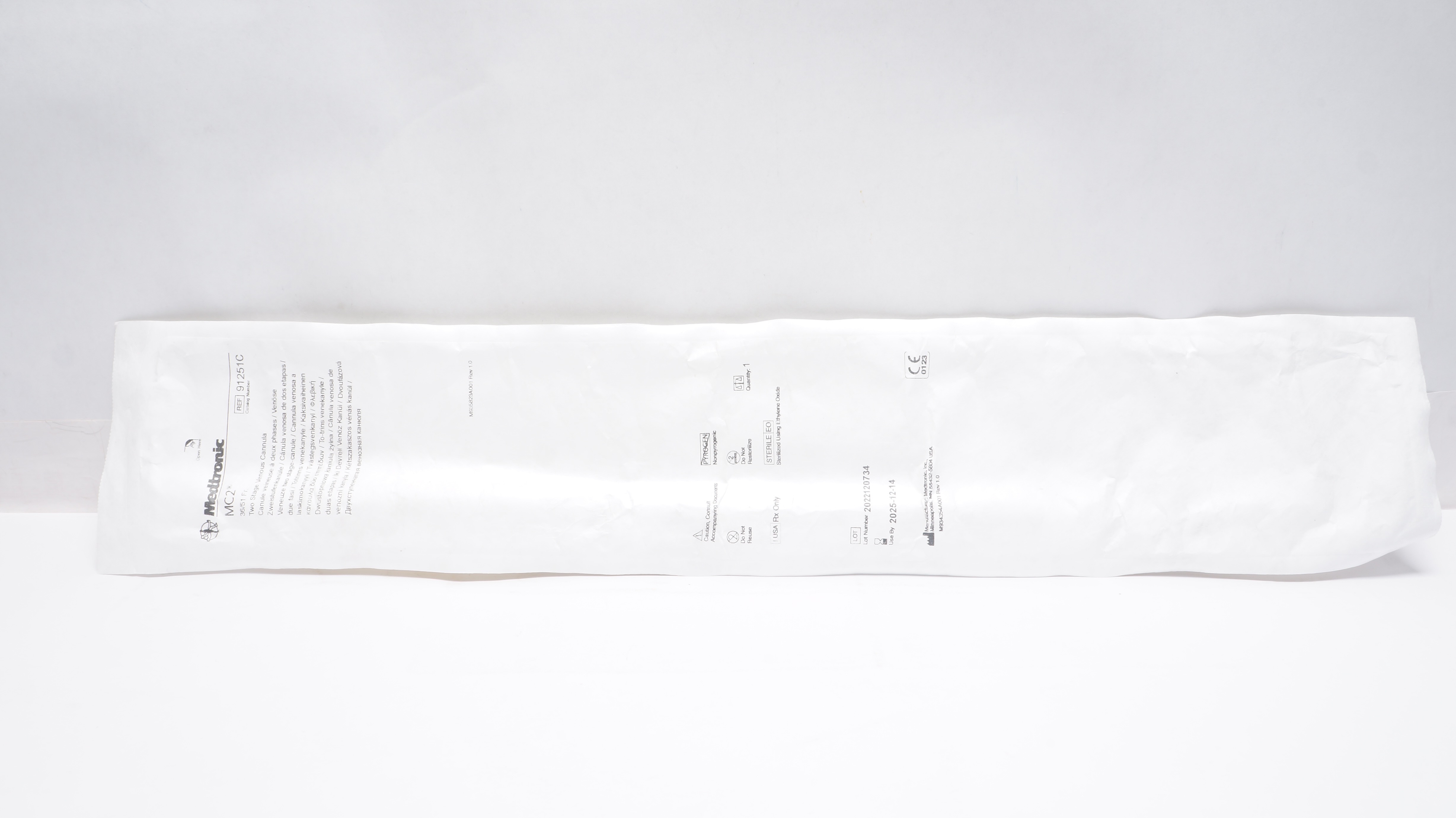 Medtronic 91251C MC2 36/51Fr Two Stage Venous Cannula