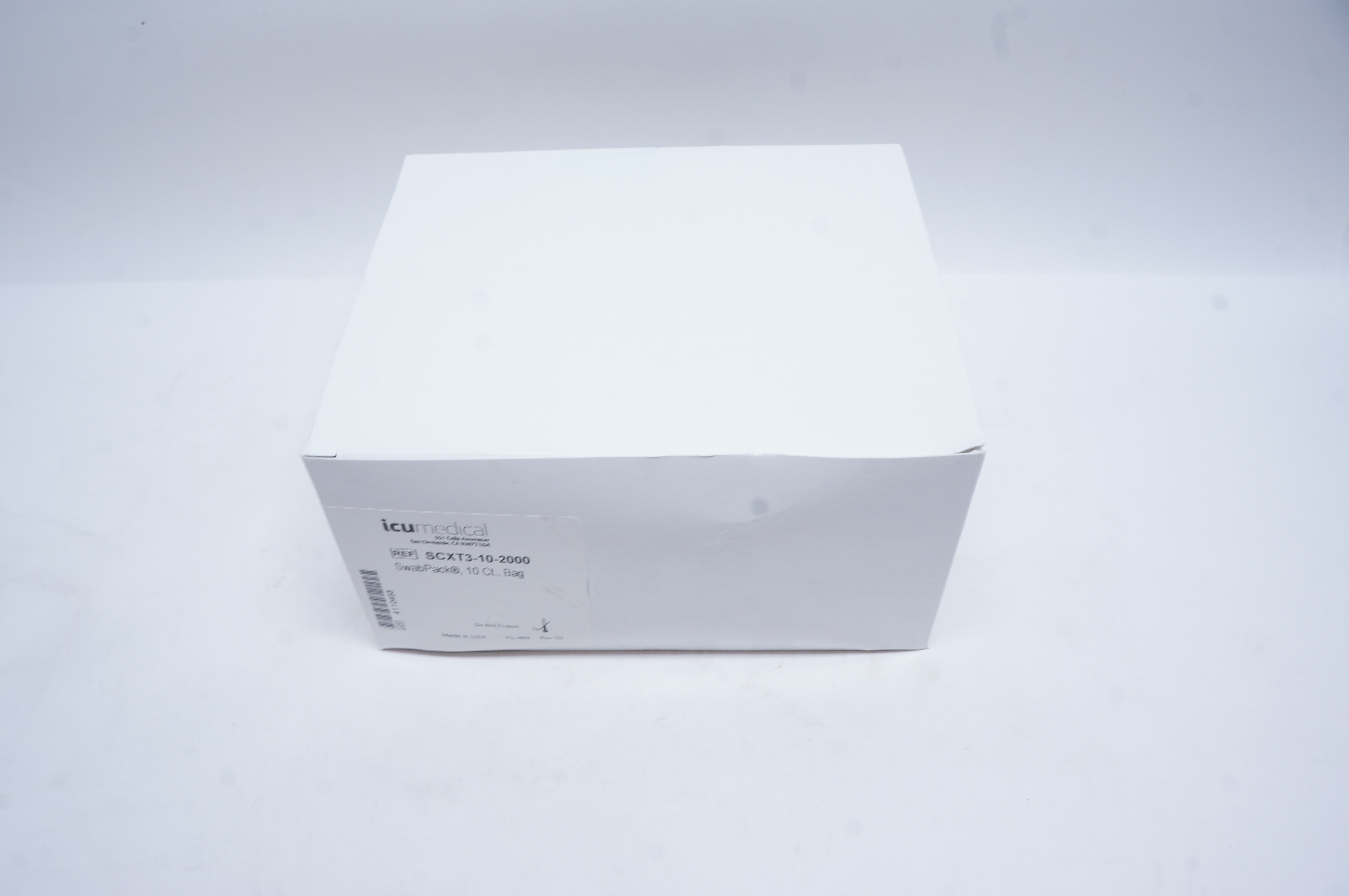 ICU Medical SCXT3-10-2000 Swab Pack - Case of 10