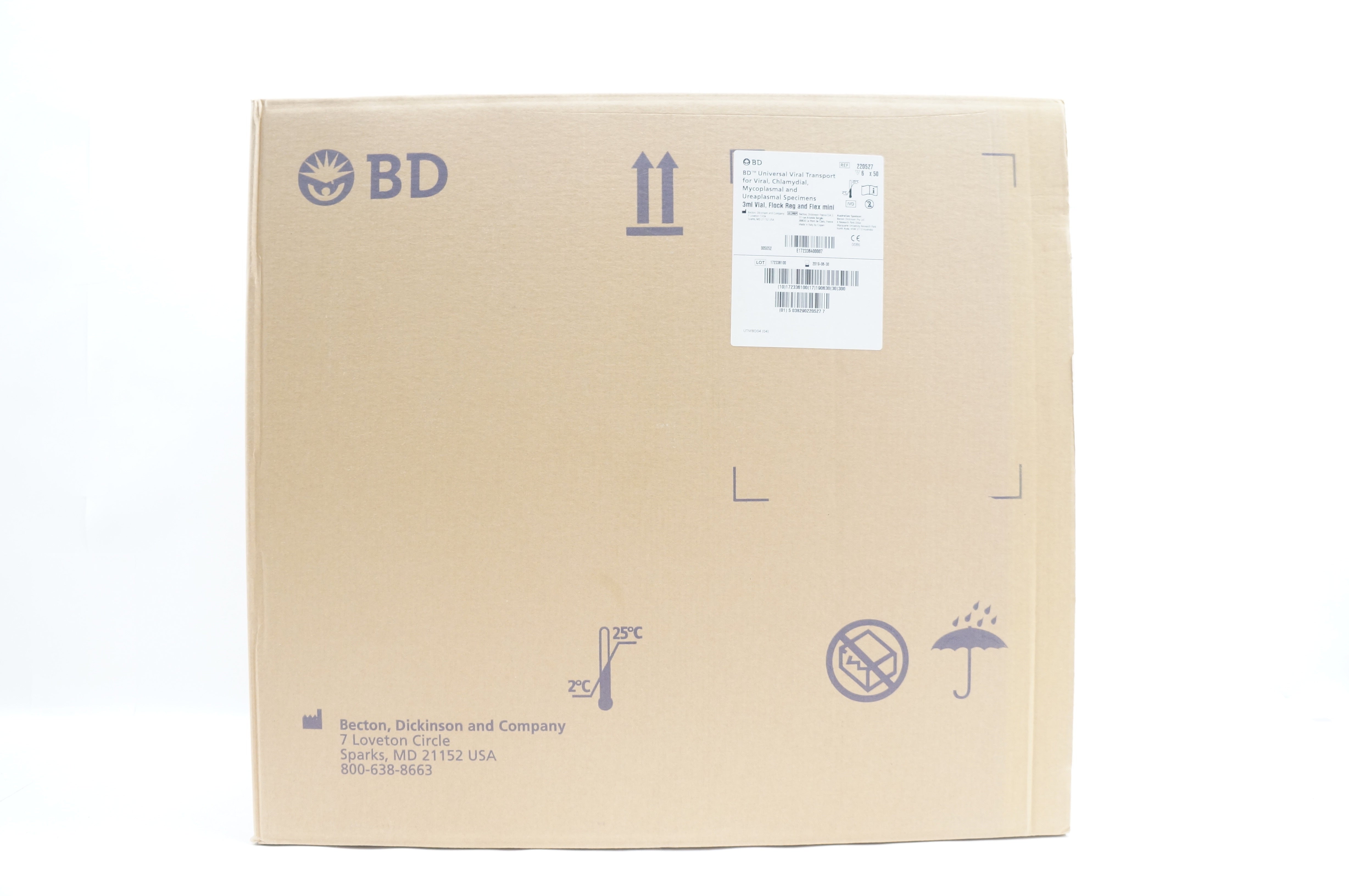 BD 220527 Universal Viral Transport 3ml - Case of 300 (x)