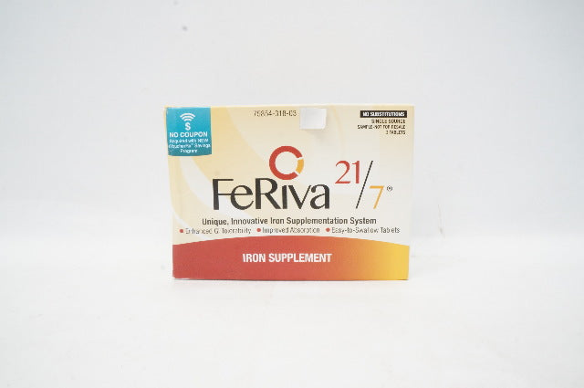 Avion Pharmaceuticals Feriva 21/7 Tablets Iron Supplementation System
