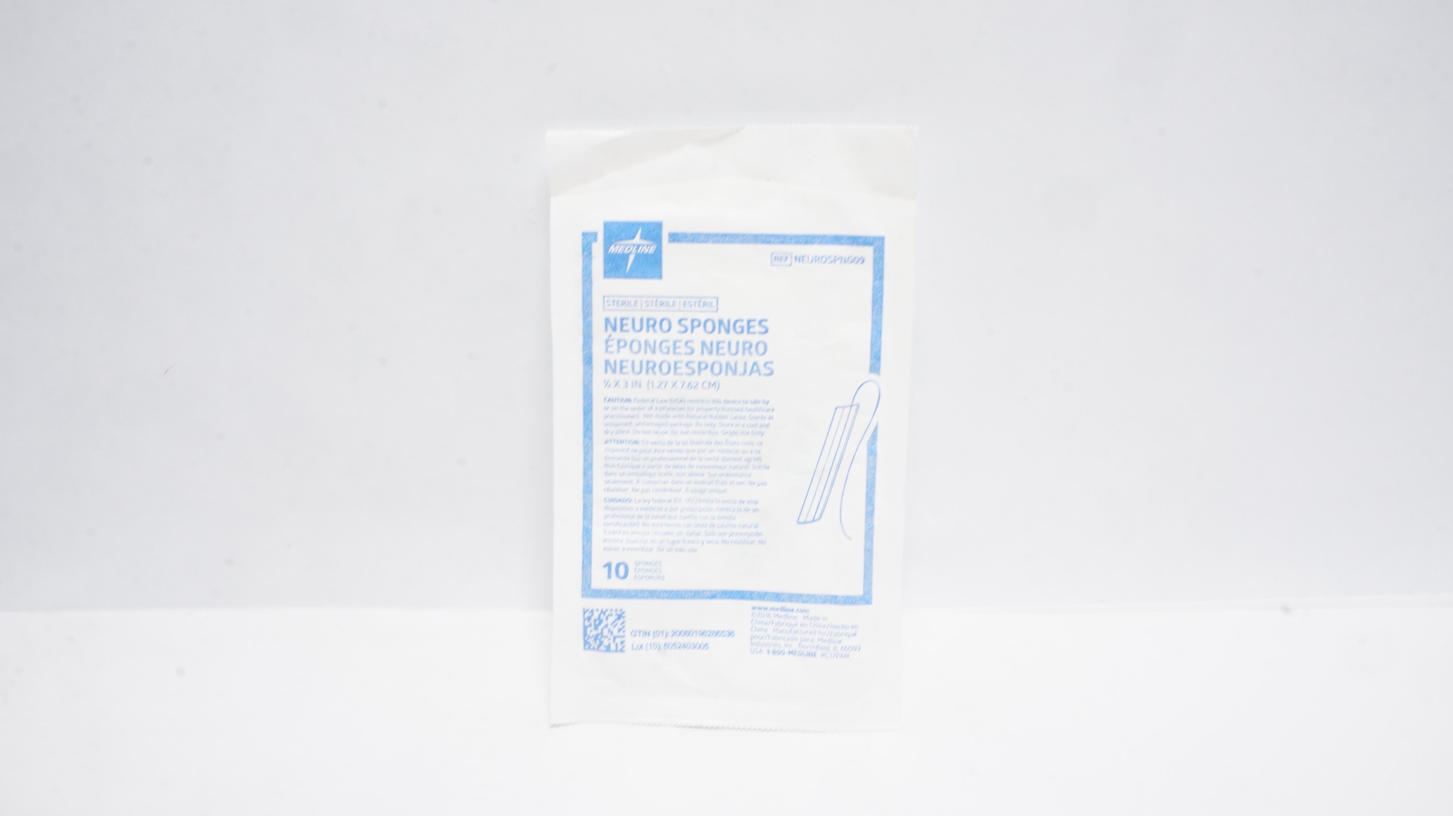 Medline NEUROSPNG09 Neuro Sponges 1/2 x 3inch