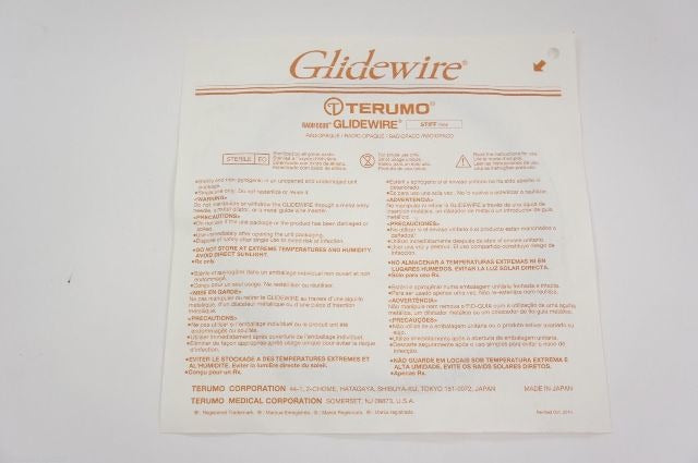 GS3801 ~ Terumo Glidewire 0.038in. x 150cm (x)