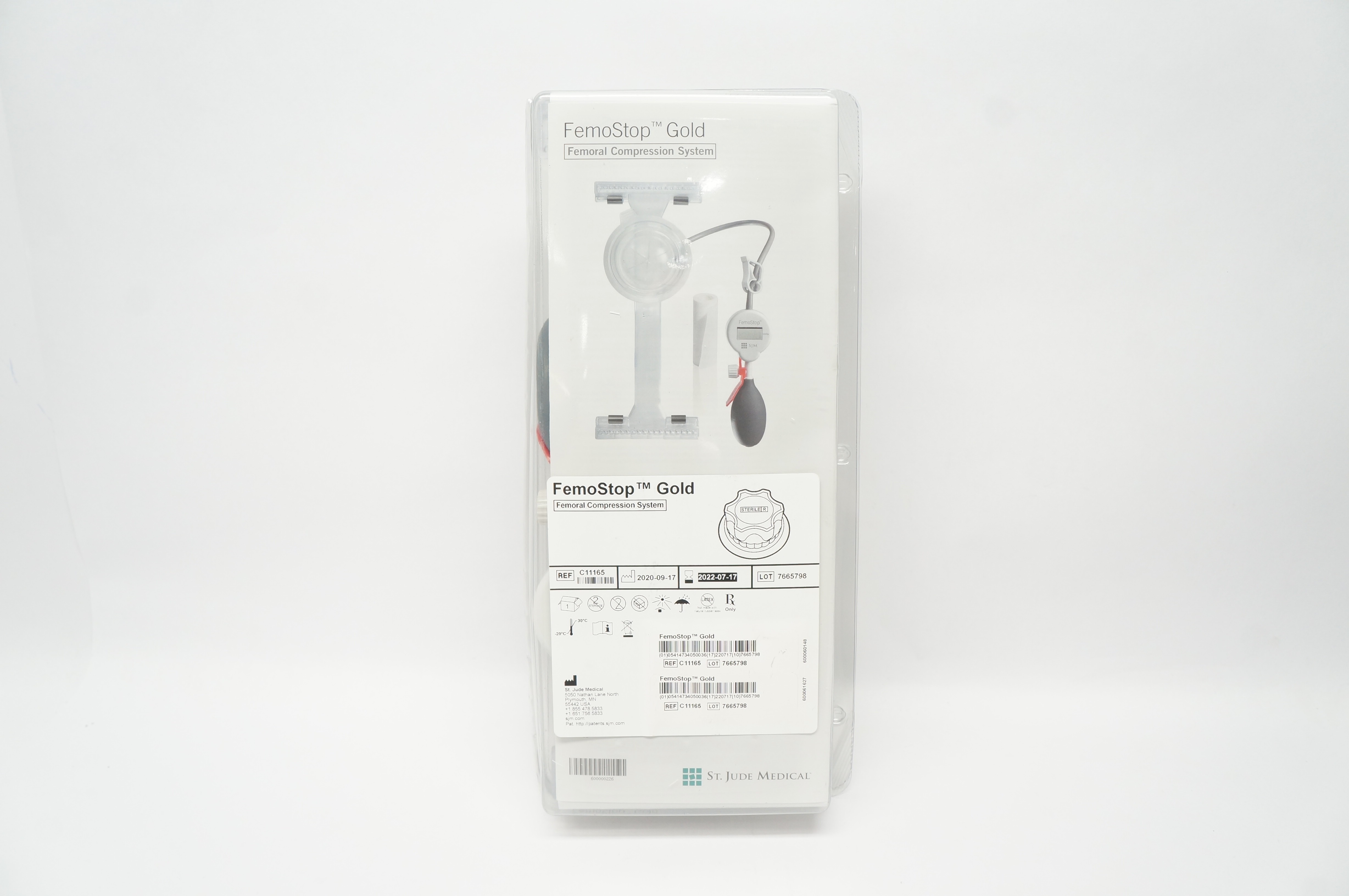 ST Jude Medical C11165 Femo Stop Gold Femoral Compression System (x)