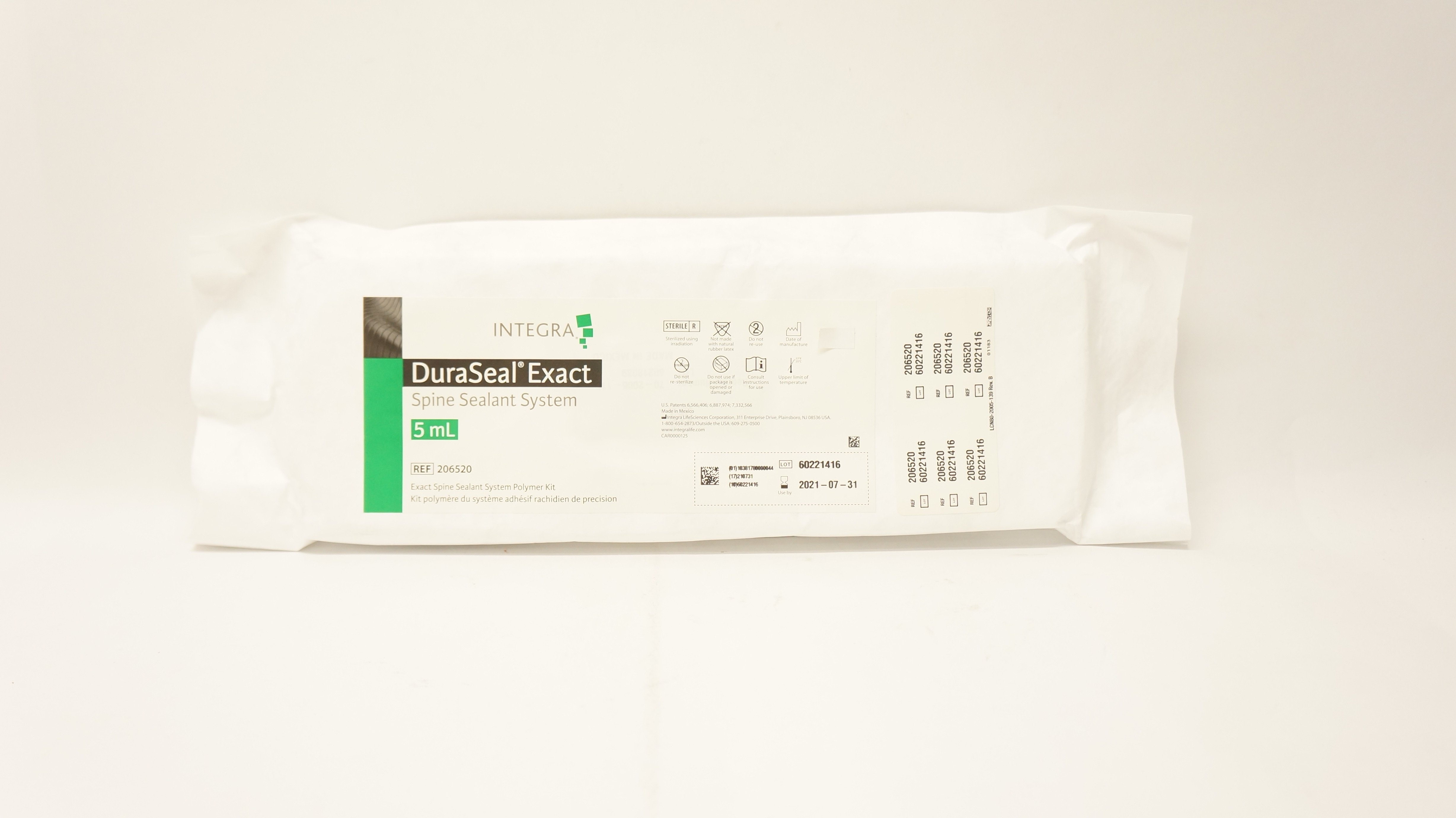 Integra 206520 DuraSeal Exact Spine Sealant System 5mL (x)