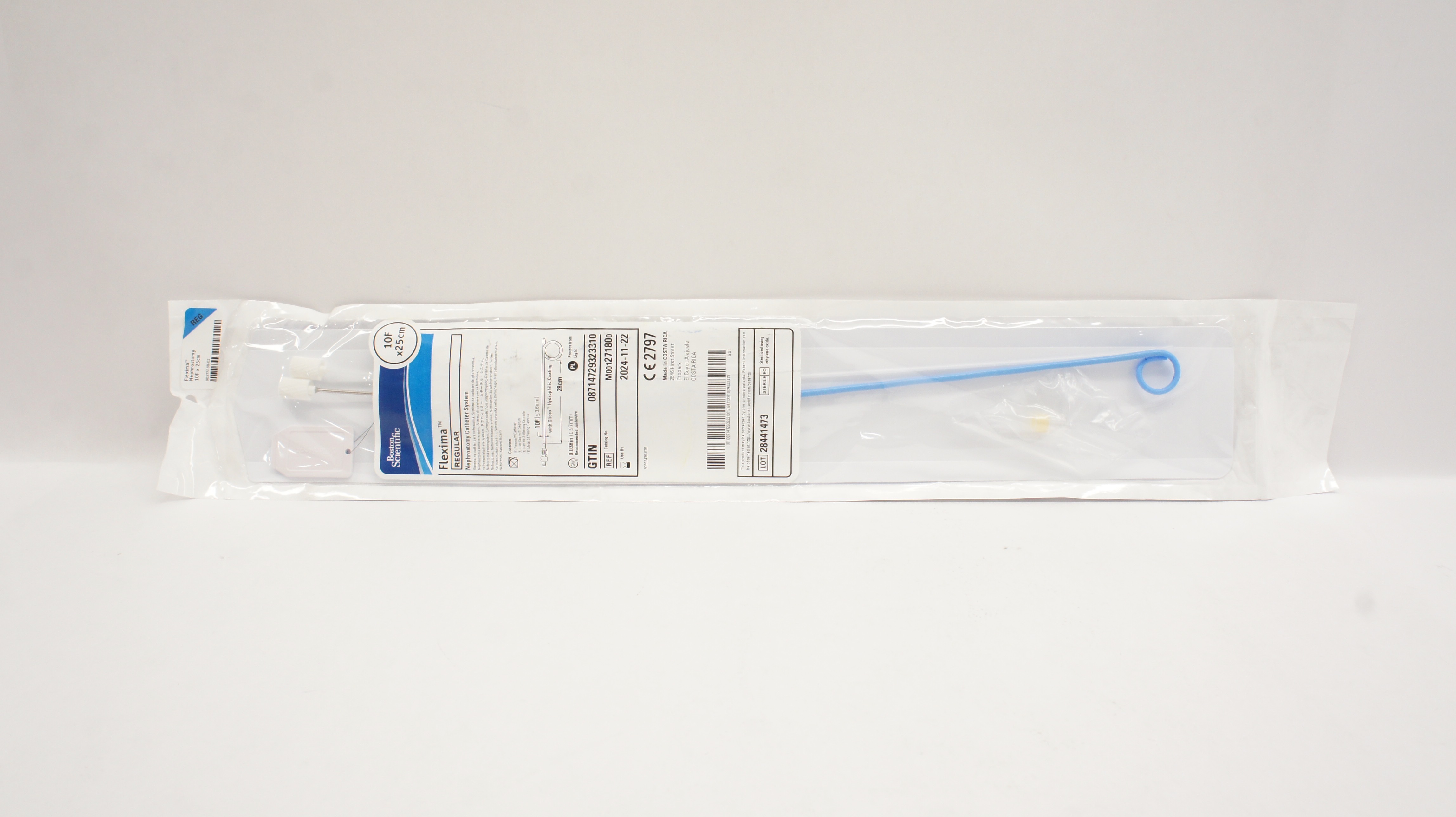 Boston Scientific 27180 Flexima Regular Nephrostomy Cath. System 10F x 25cm