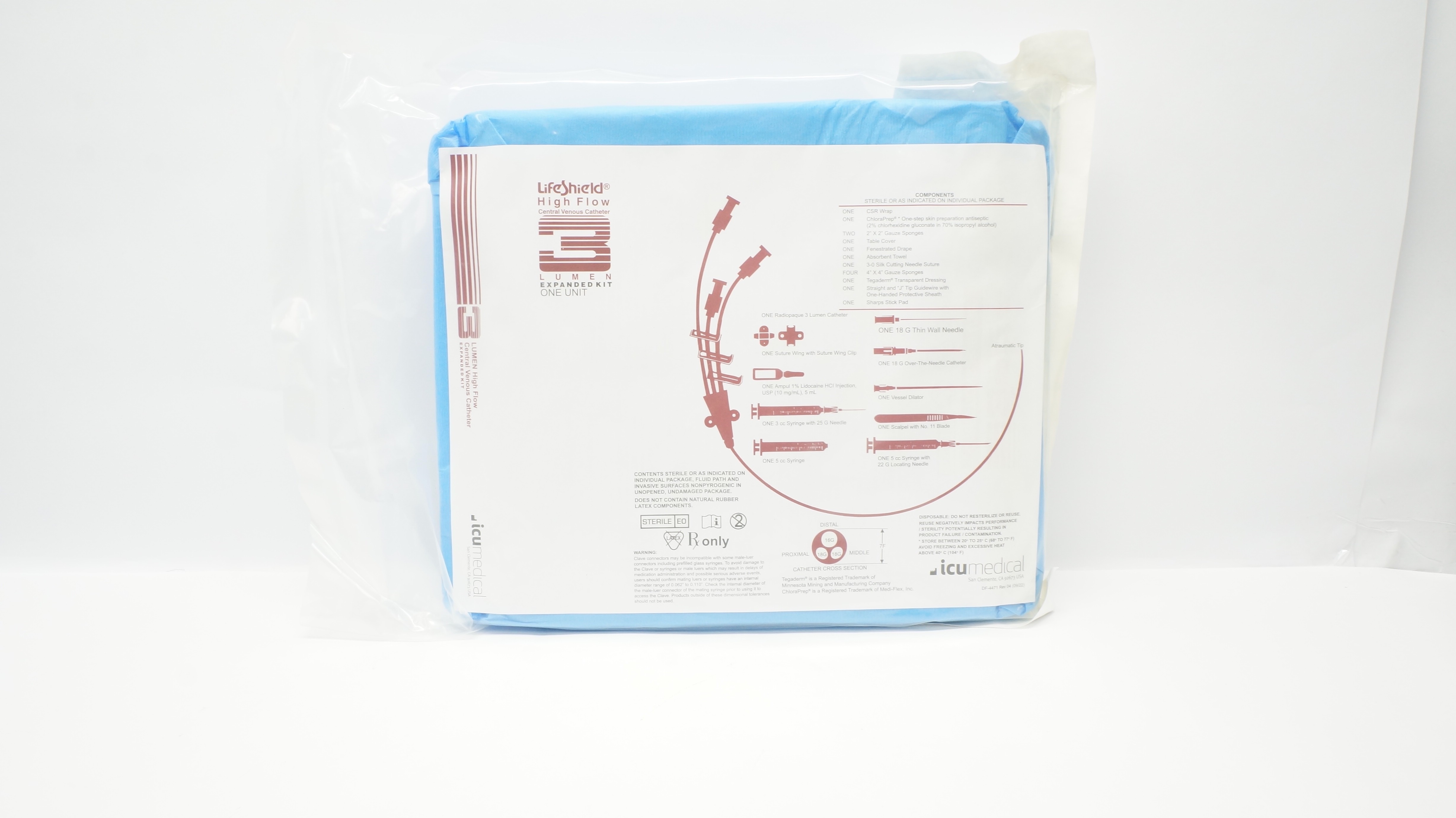 ICU Medical 41401-23 LifeShield Expanded Kit 16/18/18G x 20cm (x)