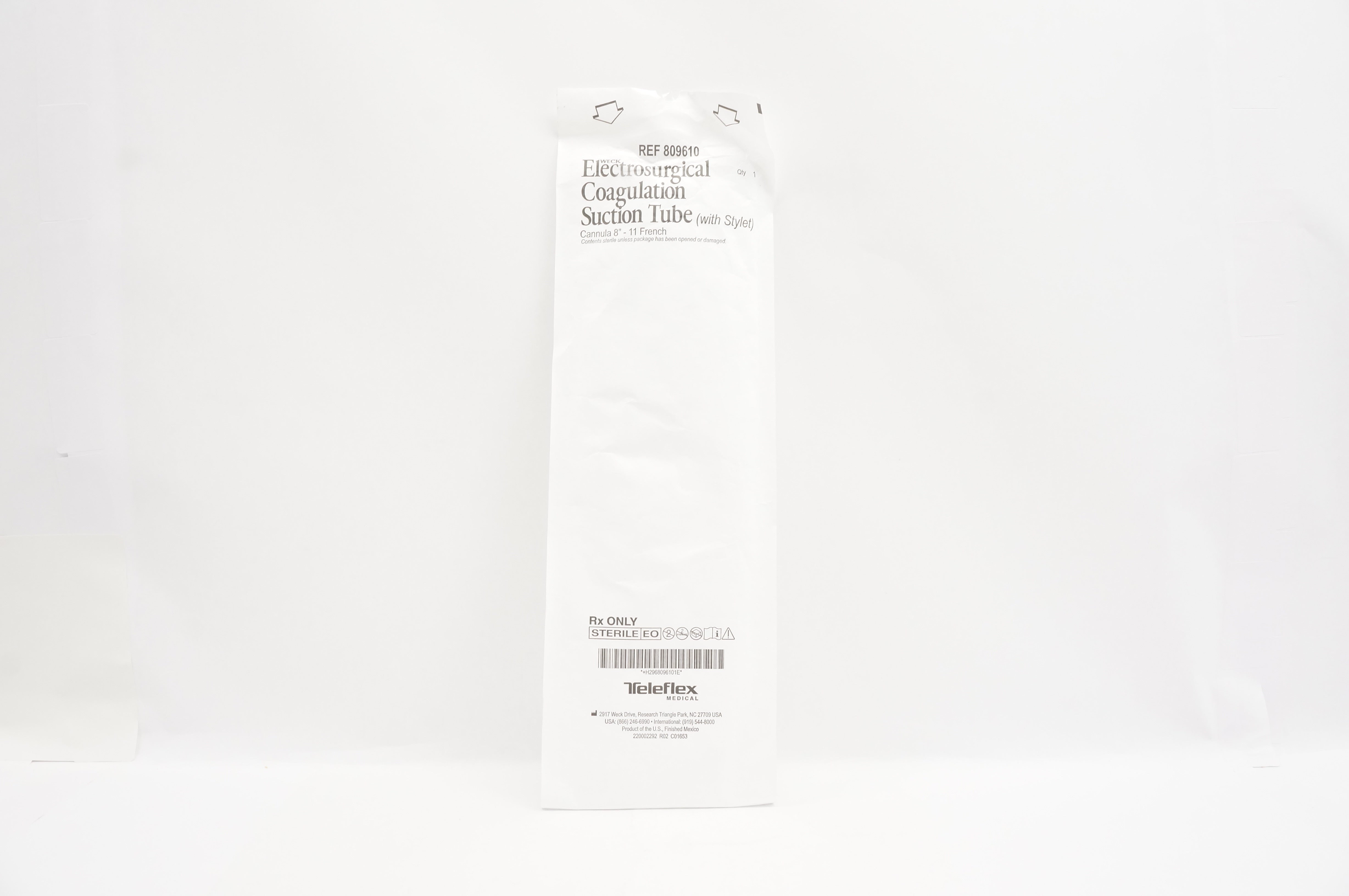 Teleflex 809610 Weck Electrosurgical Coagulation Suction Tube 8inch - 11Fr. (x)