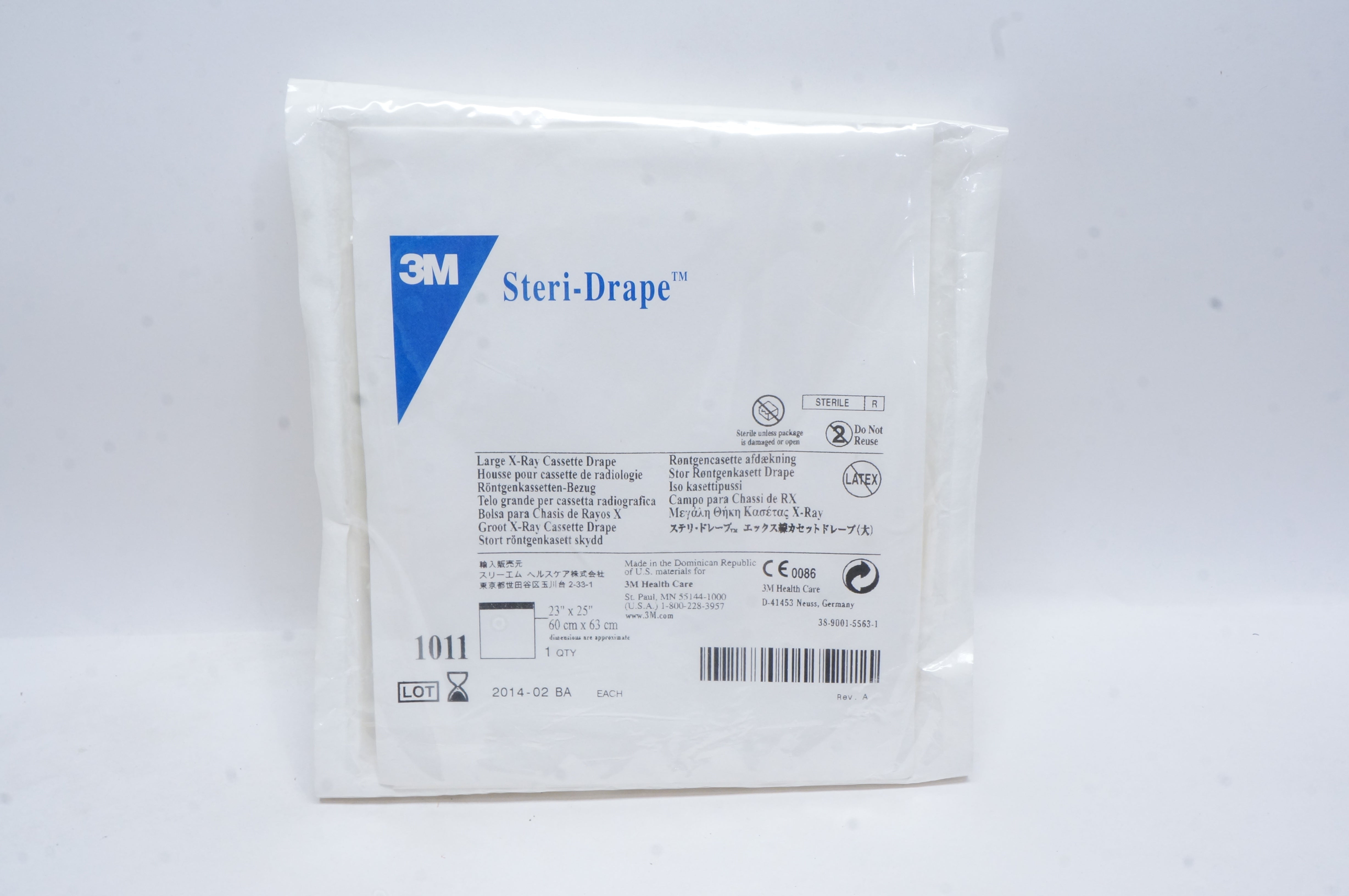 3M 1011 Steri-Drape Large X-Ray Cassette Drape 23inch x 25inch (x)