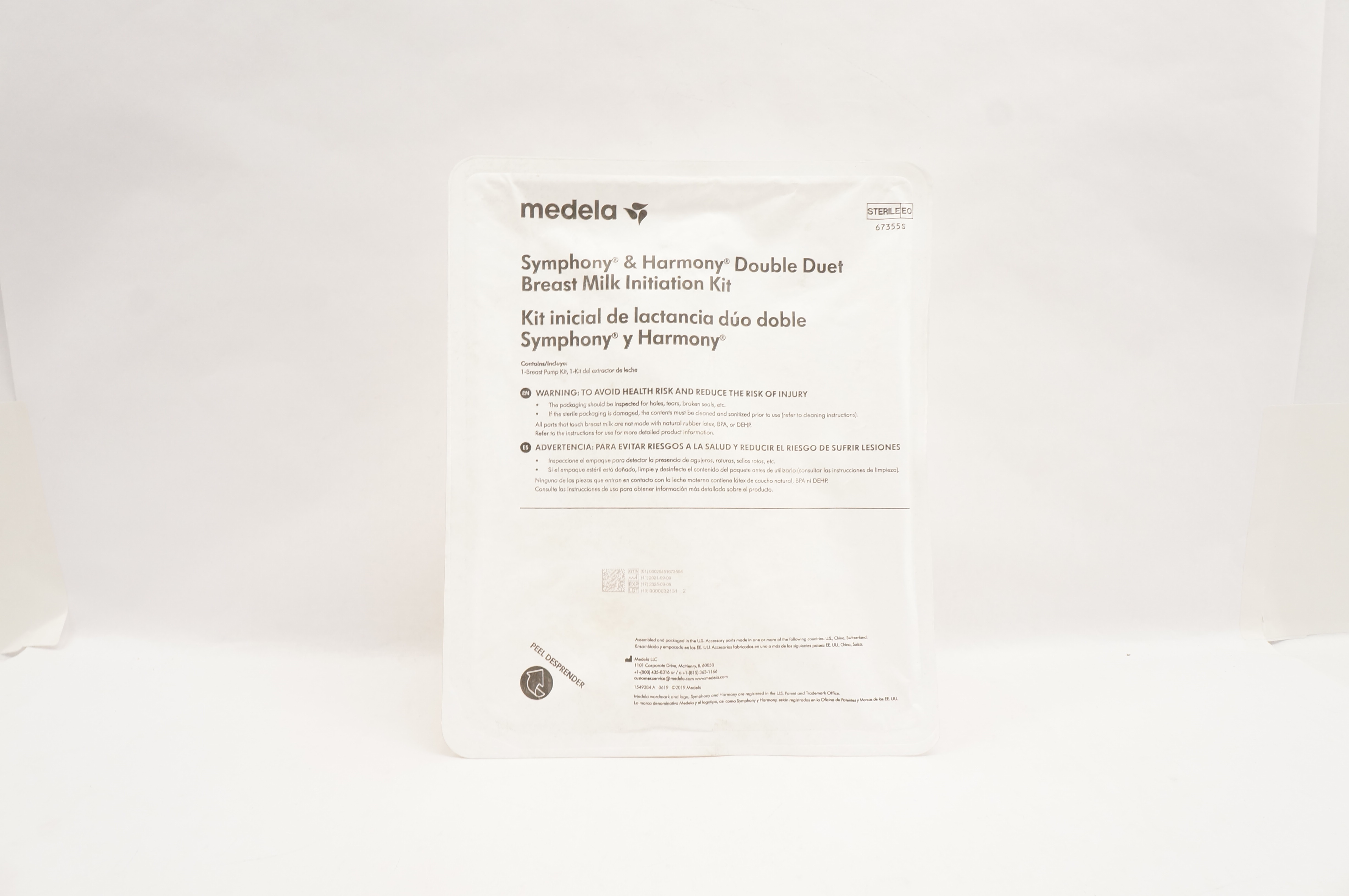 Medela 67355s Symphony & Harmony Double Duet Breast Milk Initiation Kit