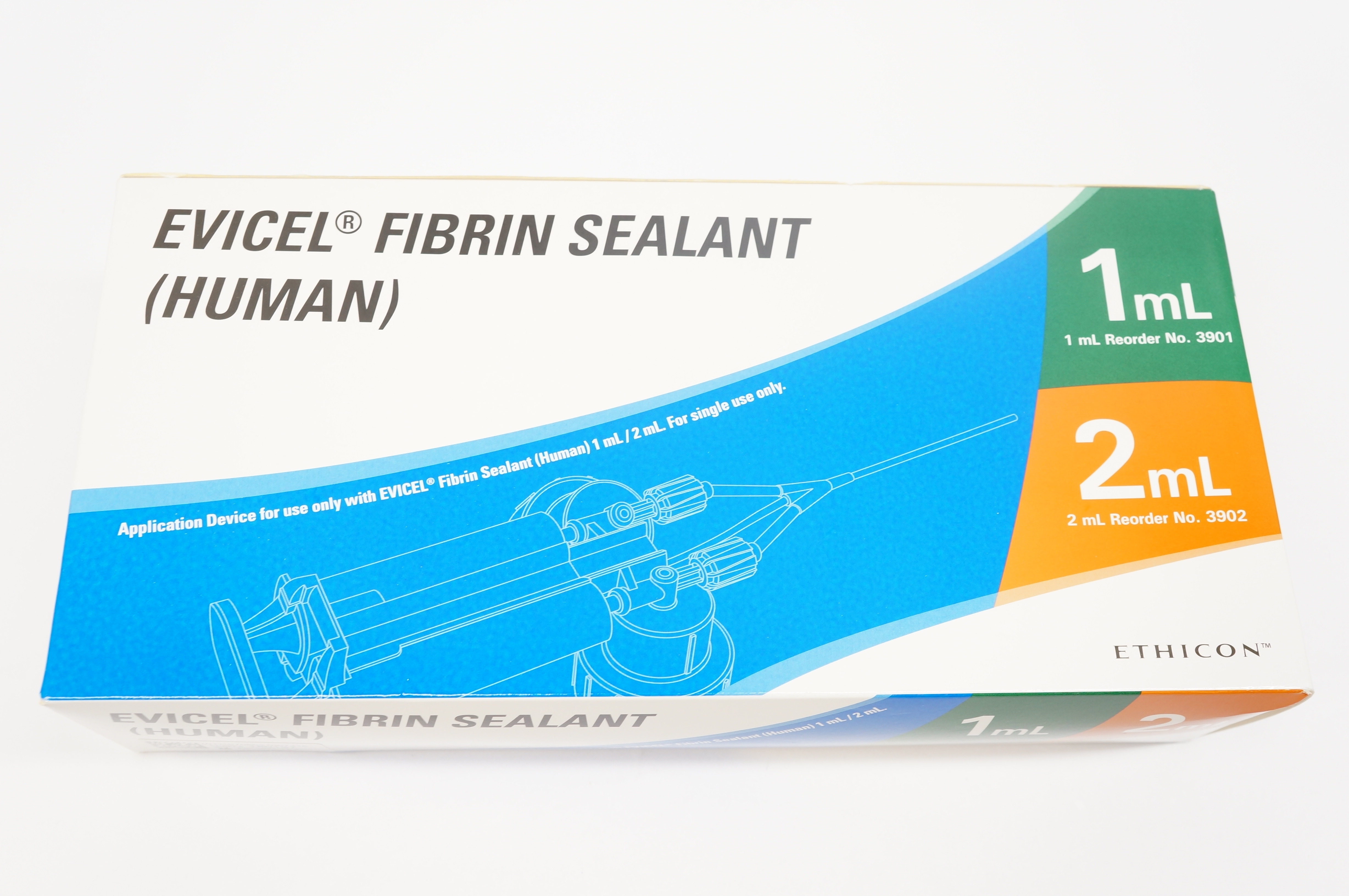 Ethicon 3901 & 3902 Evicel Fibrin Sealant 1mL / 2mL