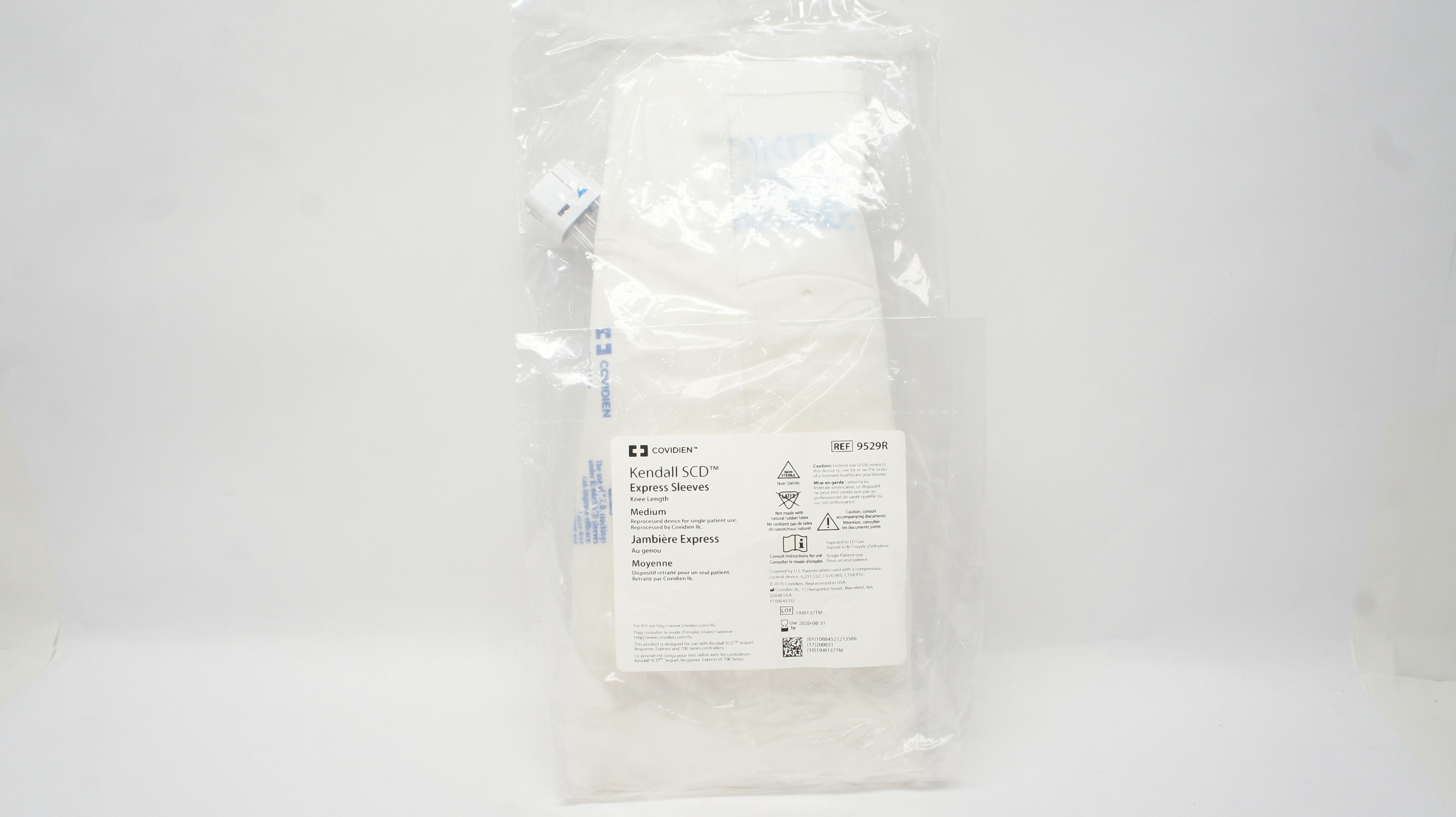 Covidien 9529R Kendall SCD Express Sleeves, Knee Length, Medium (x)