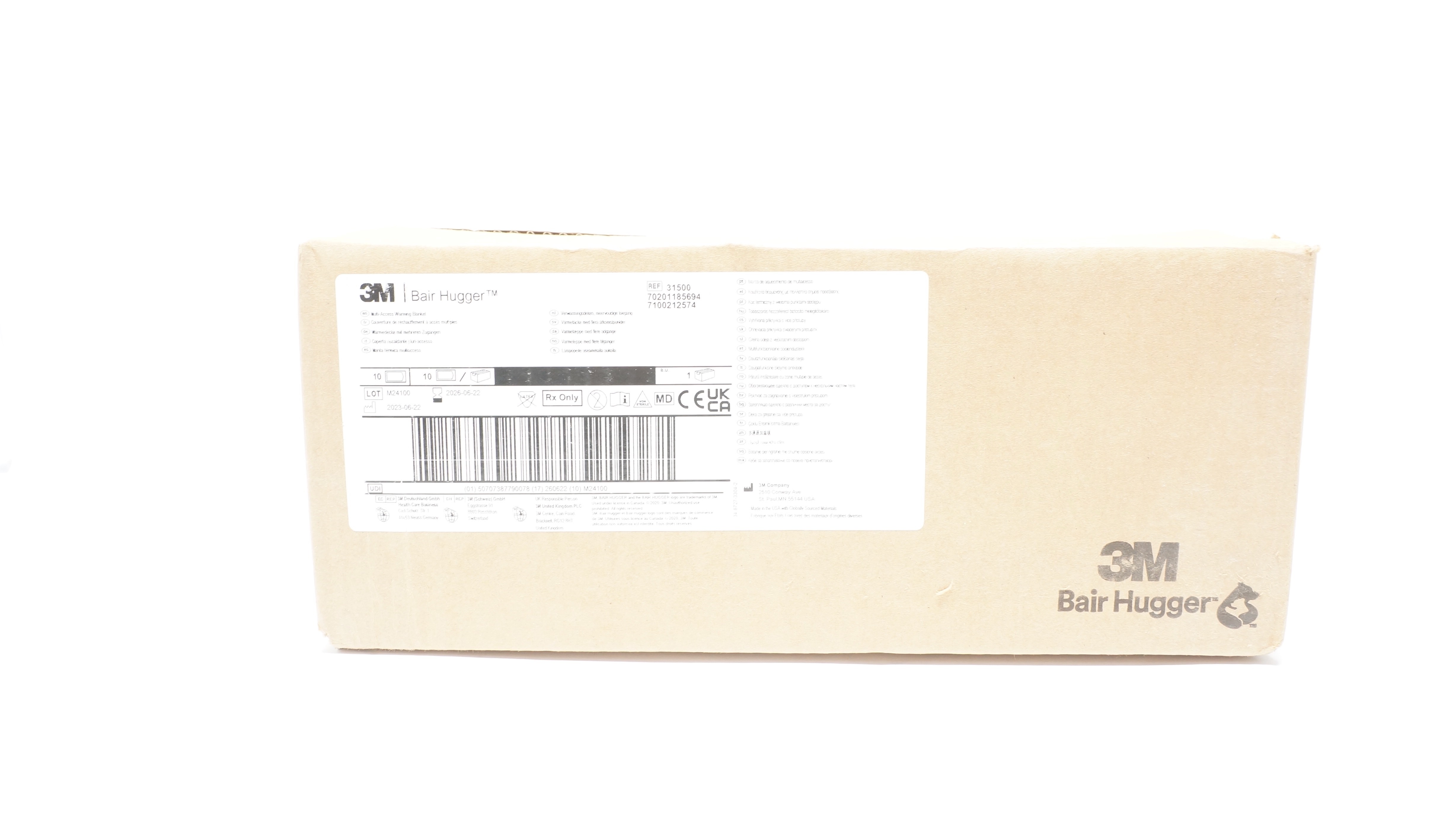 3M 31500 Bair Hugger Multi-Access Warming Blanket - Case of 10