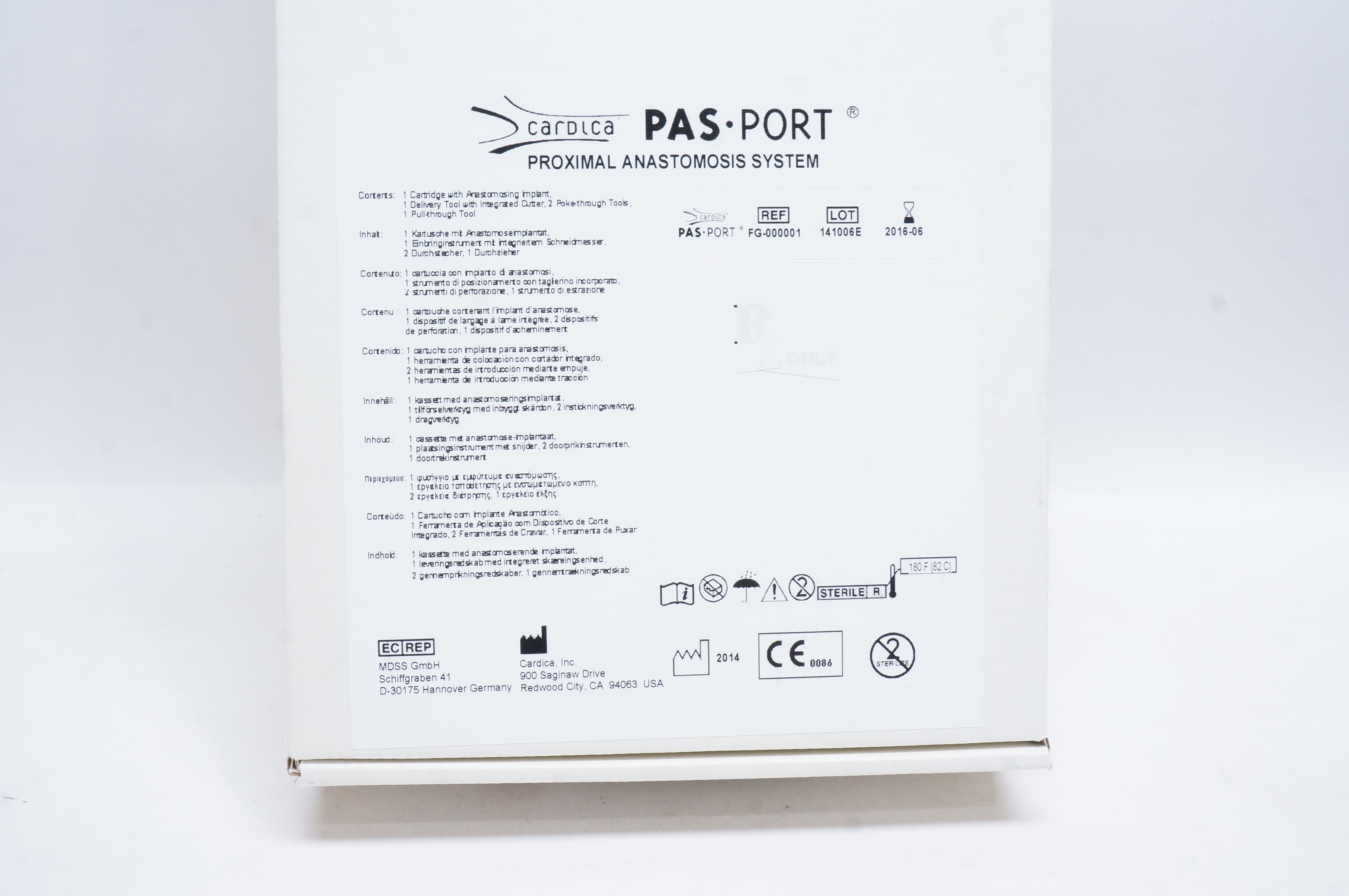 Cardica FG-000001 Pas-Port Proximal Anastomosis System (x)