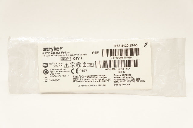 Stryker 5120-15-50 Egg Bur Medium 5.0mm (x)