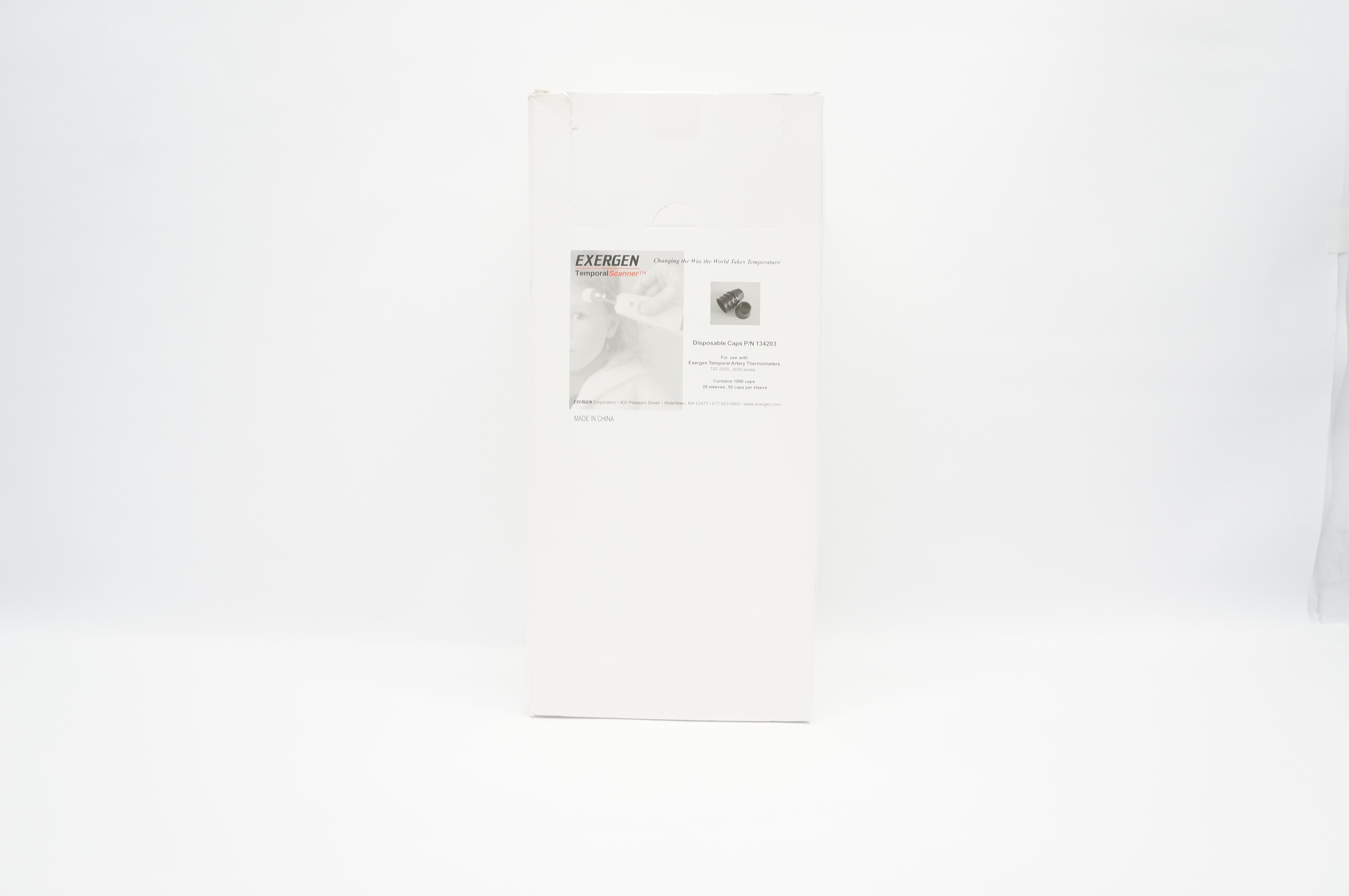 Exergen 134203 TemporalScanner Disposable Caps - Box of 1000