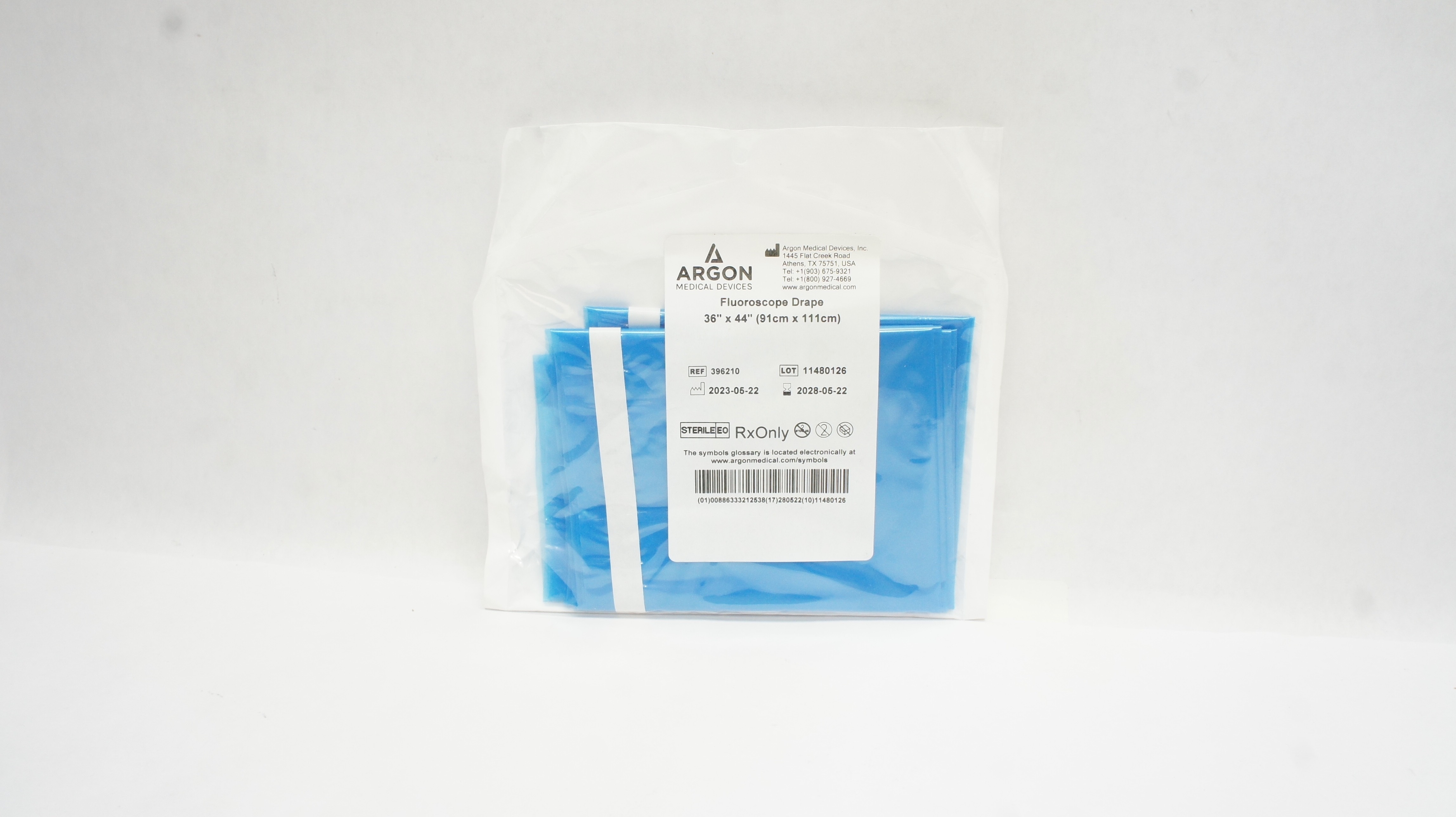 Argon Medical 396210 Fluoroscope Drape 36In x 44In