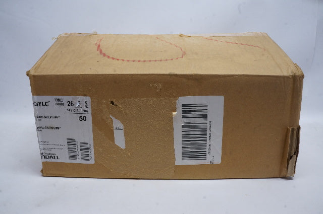 Tyco 264945 Kendall Argyle Salem Sump Tube 14Fr. - Box of 50