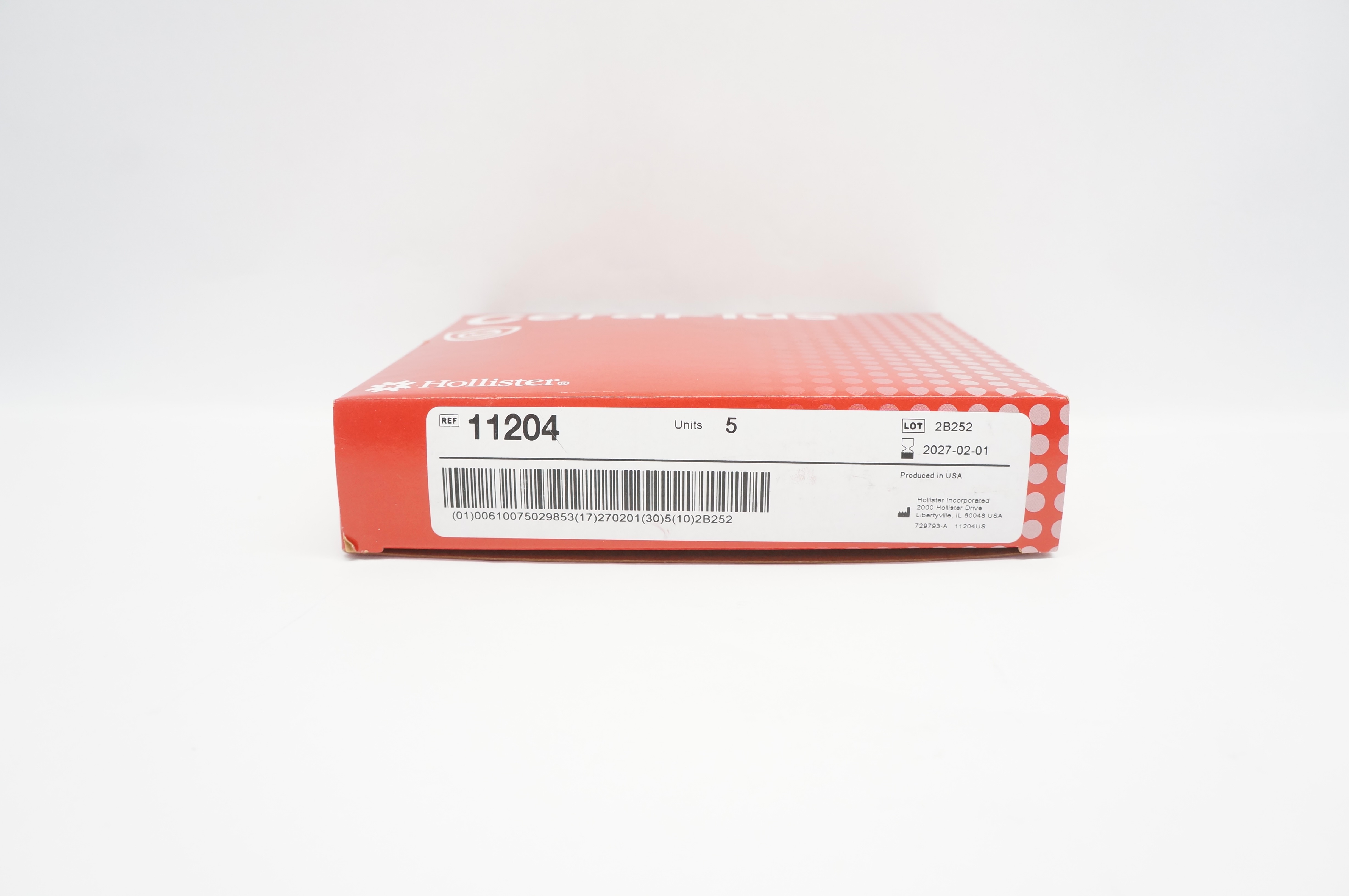 Hollister 11204 CeraPlus 2-Piece Ostomy Skin Barrier 2-3/4 x 2-1/4inch- Box of 5