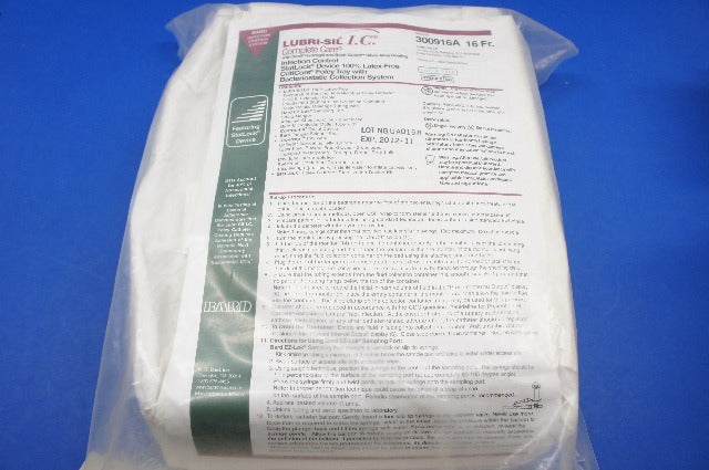 Bard 300916A LUBRI-SIL IC Complete Care Infection Control StatLock 16Fr (x)