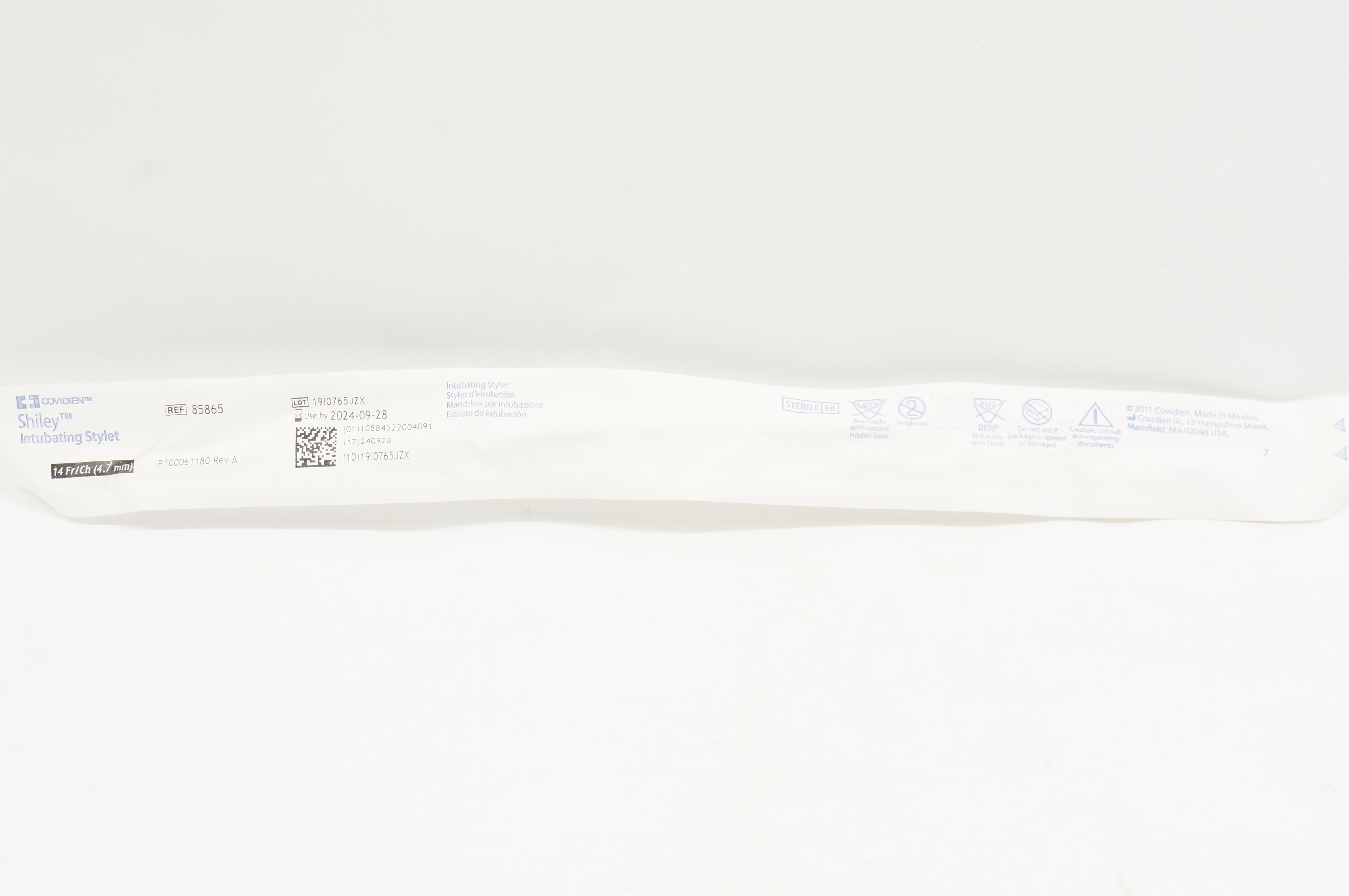 Covidien 85865 Shiley Intubating Stylet 14Fr/Ch