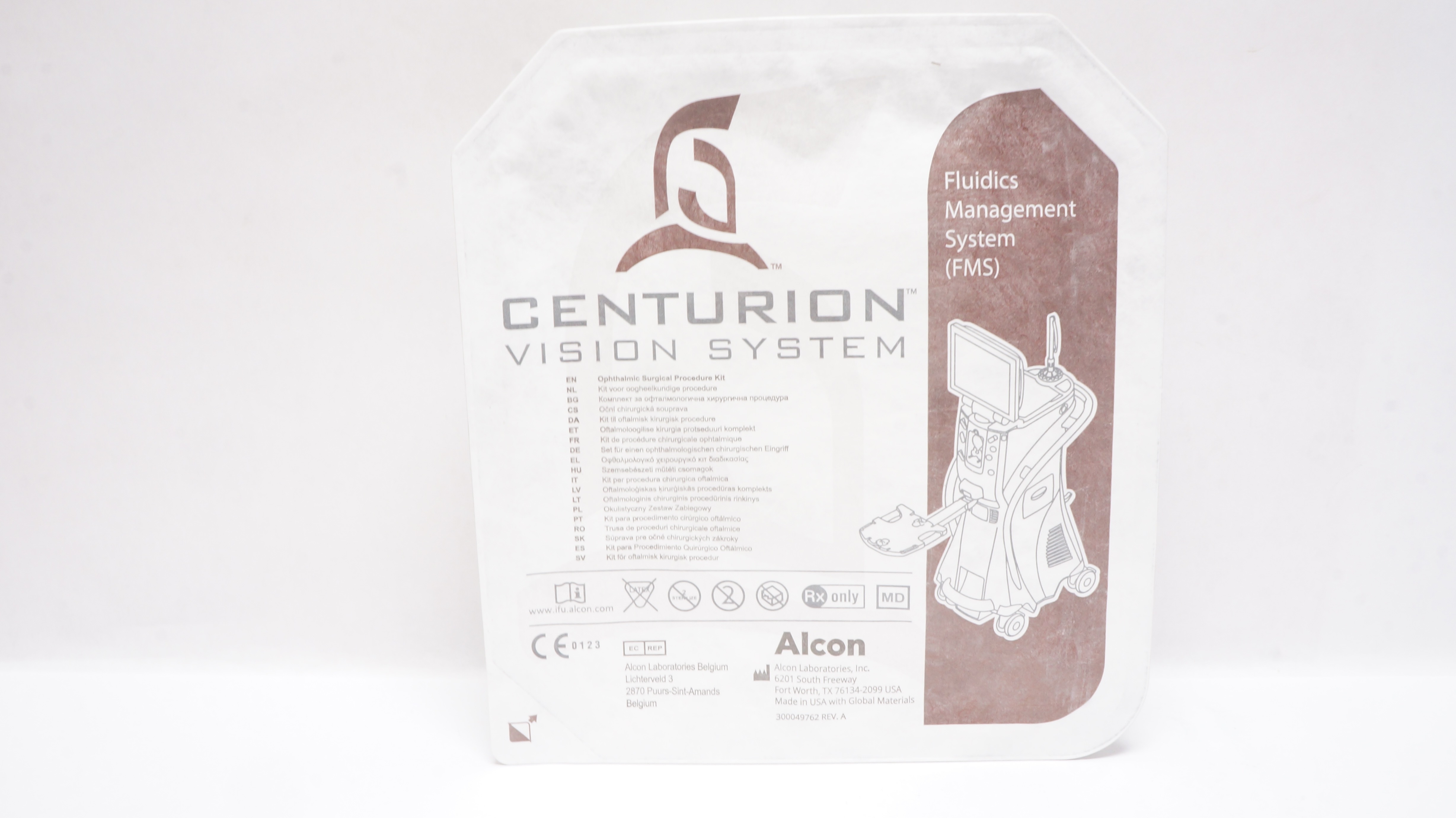Alcon 8065752201 Centurion Active FMS W/ Intrepid Ultra Sleeves 0.9mm 45 degree